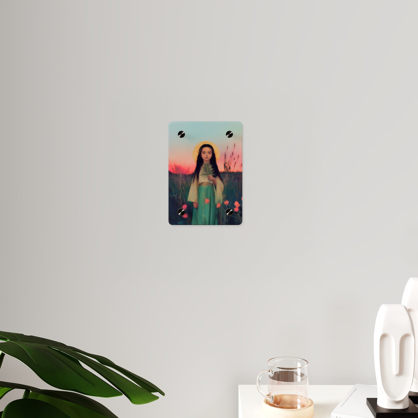 Saint Charity Wall Art Panel - Ready to Hang Acrylic Print - Catholic Saint Art - Patron Saint Print - Martyr of the Church