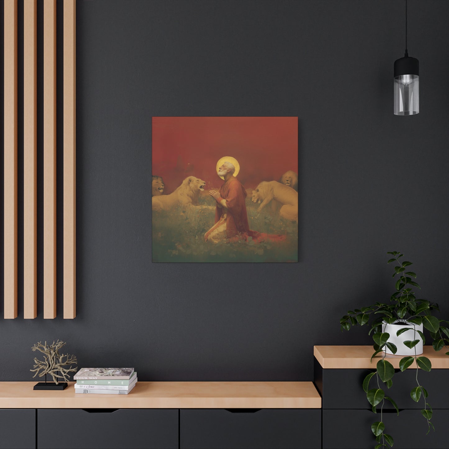Saint Ignatius of Antioch - Museum Wrapped Canvas - Sanctified Souls Print - Religious Art for your Home - Catholic Patron Saint Art