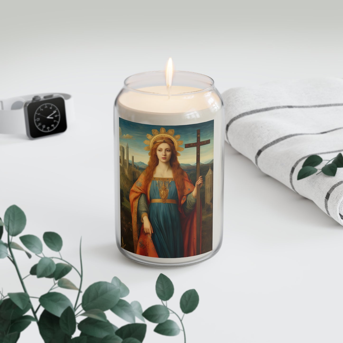 Saint Helena - Scented Prayer Candle, 13.75oz - Tall Size - Religious Prayer Candle - Catholic Art - Religious Gift