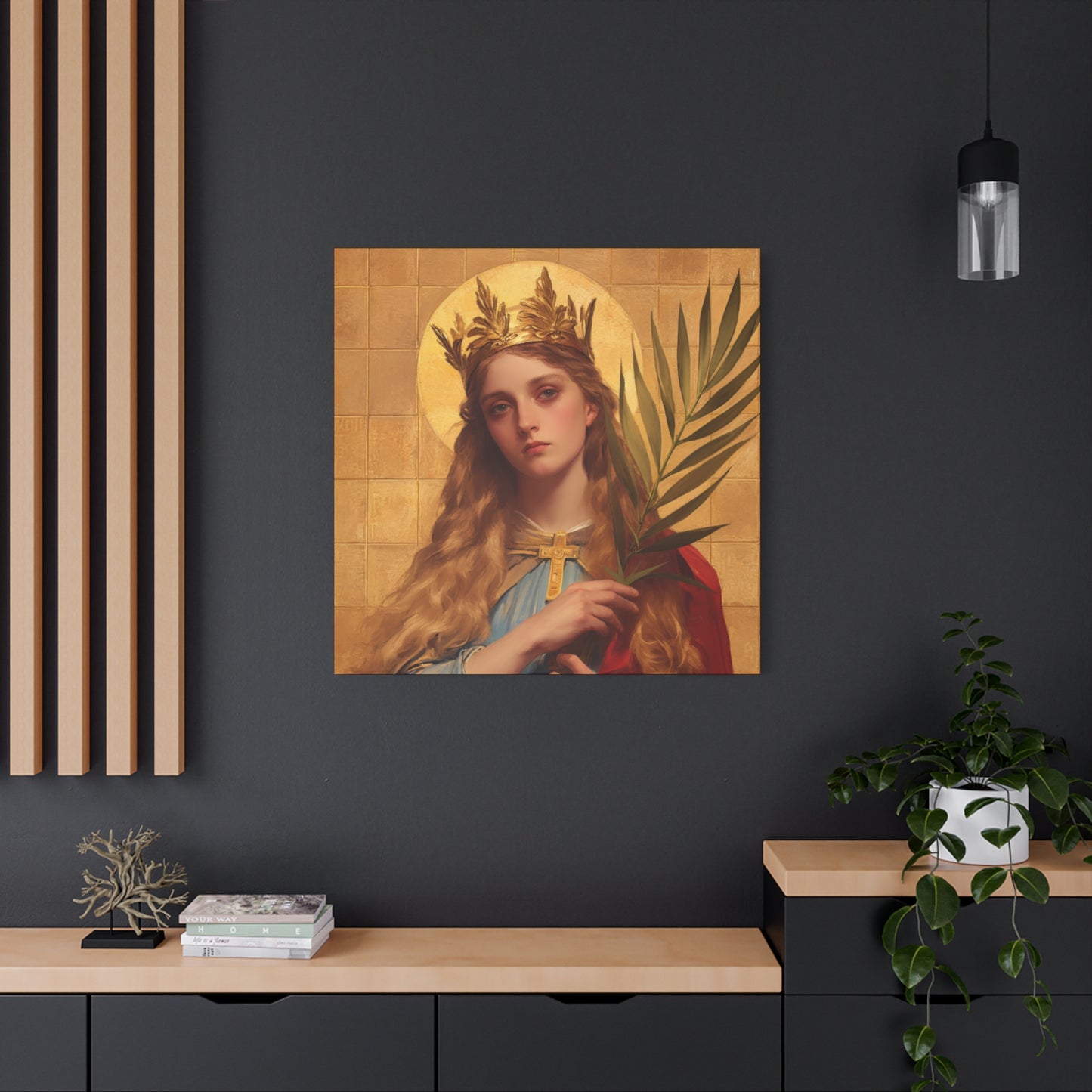 Saint Agrippina - Gallery Wrapped Canvas - Print - Religious Art for your Home - Catholic Art