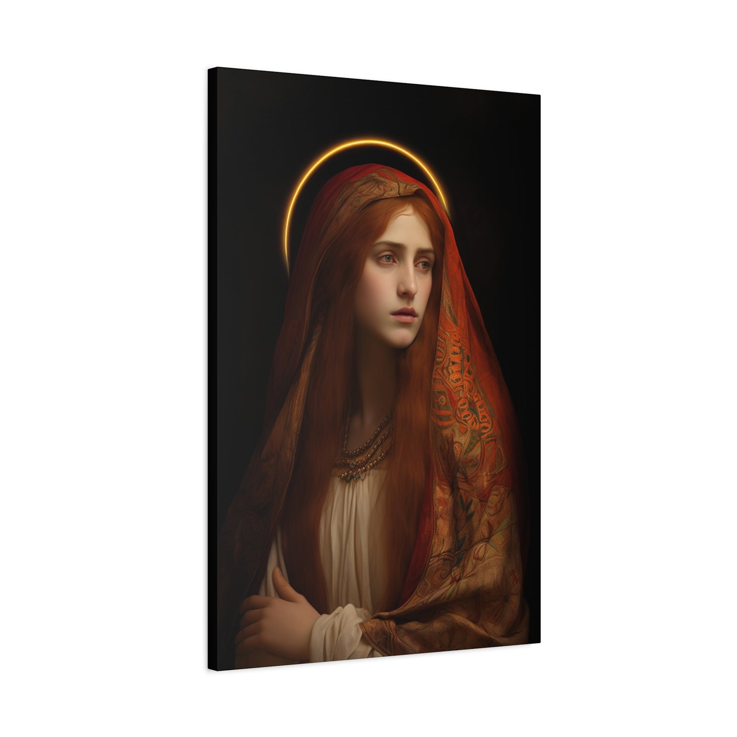 The Beloved Disciple - Mary Magdalene's Devotion - Museum Wrapped Canvas - Sanctified Souls Print - Religious Art for your Home