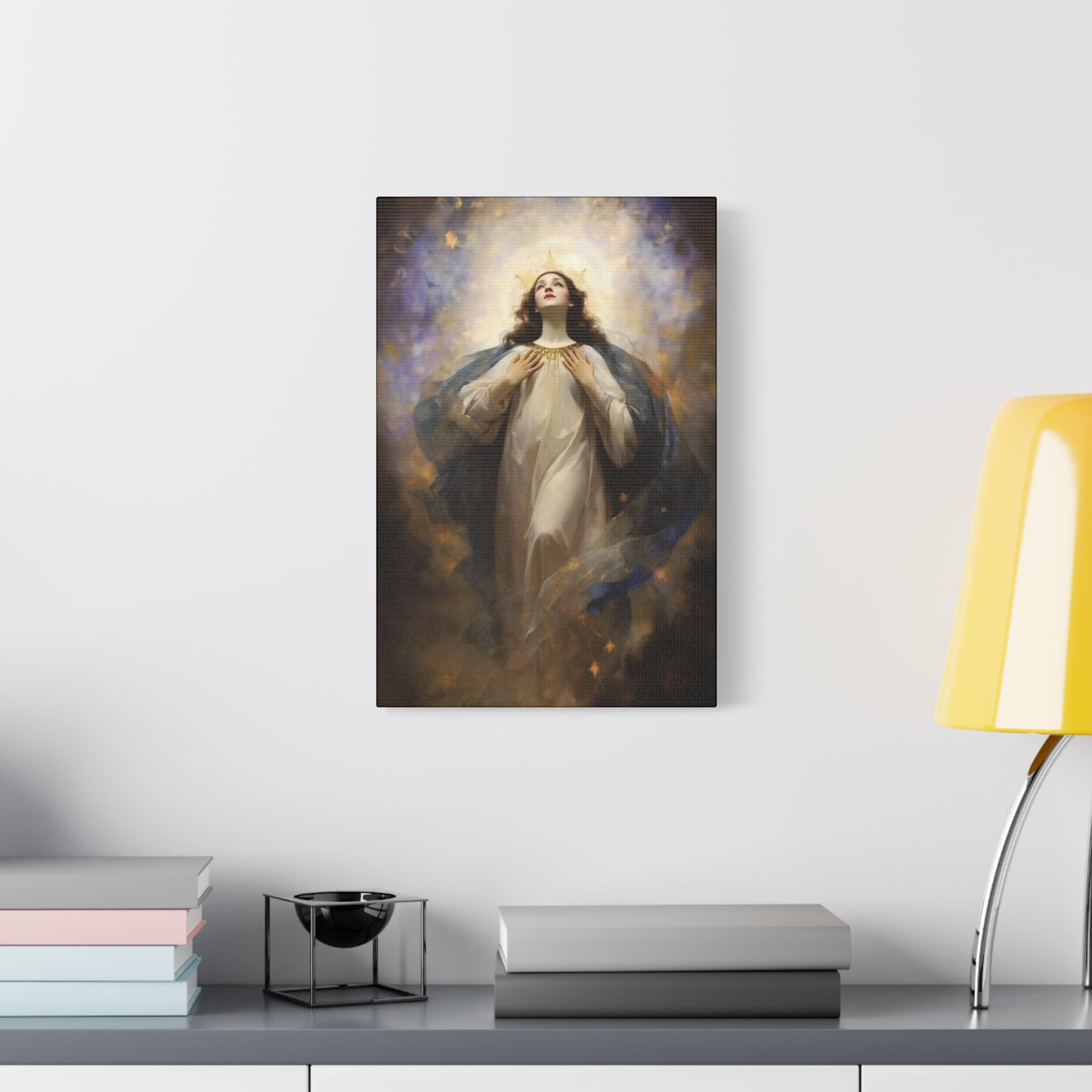 The Assumption of Mary - Museum Wrapped Canvas - Sanctified Souls Print - Religious Art for your Home