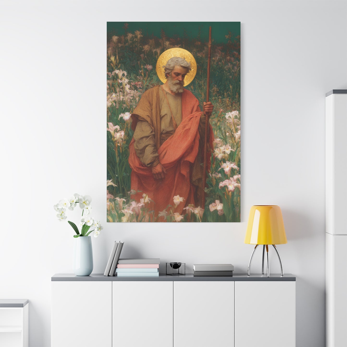 Saint James the Lesser - Museum Wrapped Canvas - Sanctified Souls Print - Religious Art for your Home - Catholic Patron Saint Art