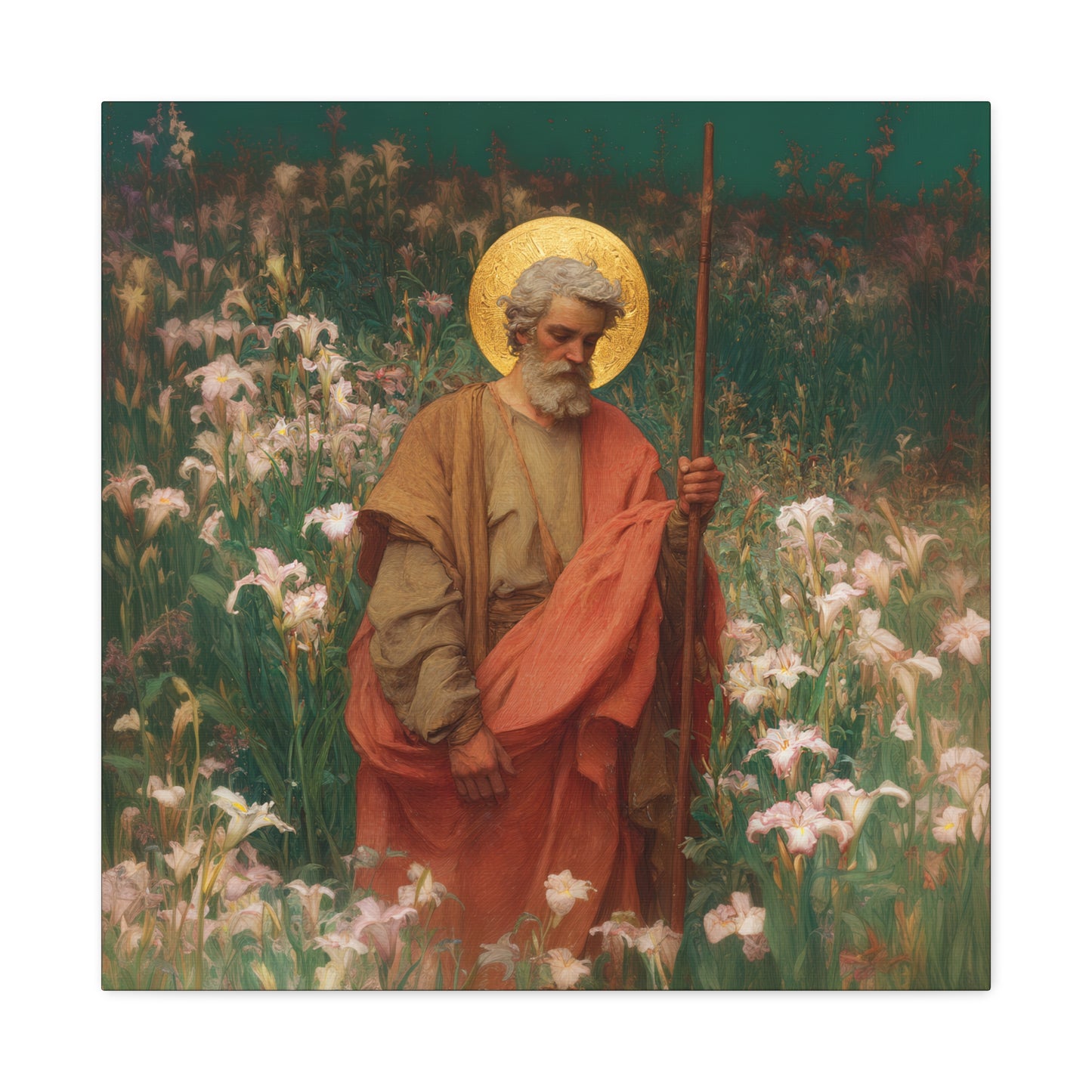 Saint James the Lesser - Museum Wrapped Canvas - Sanctified Souls Print - Religious Art for your Home - Catholic Patron Saint Art