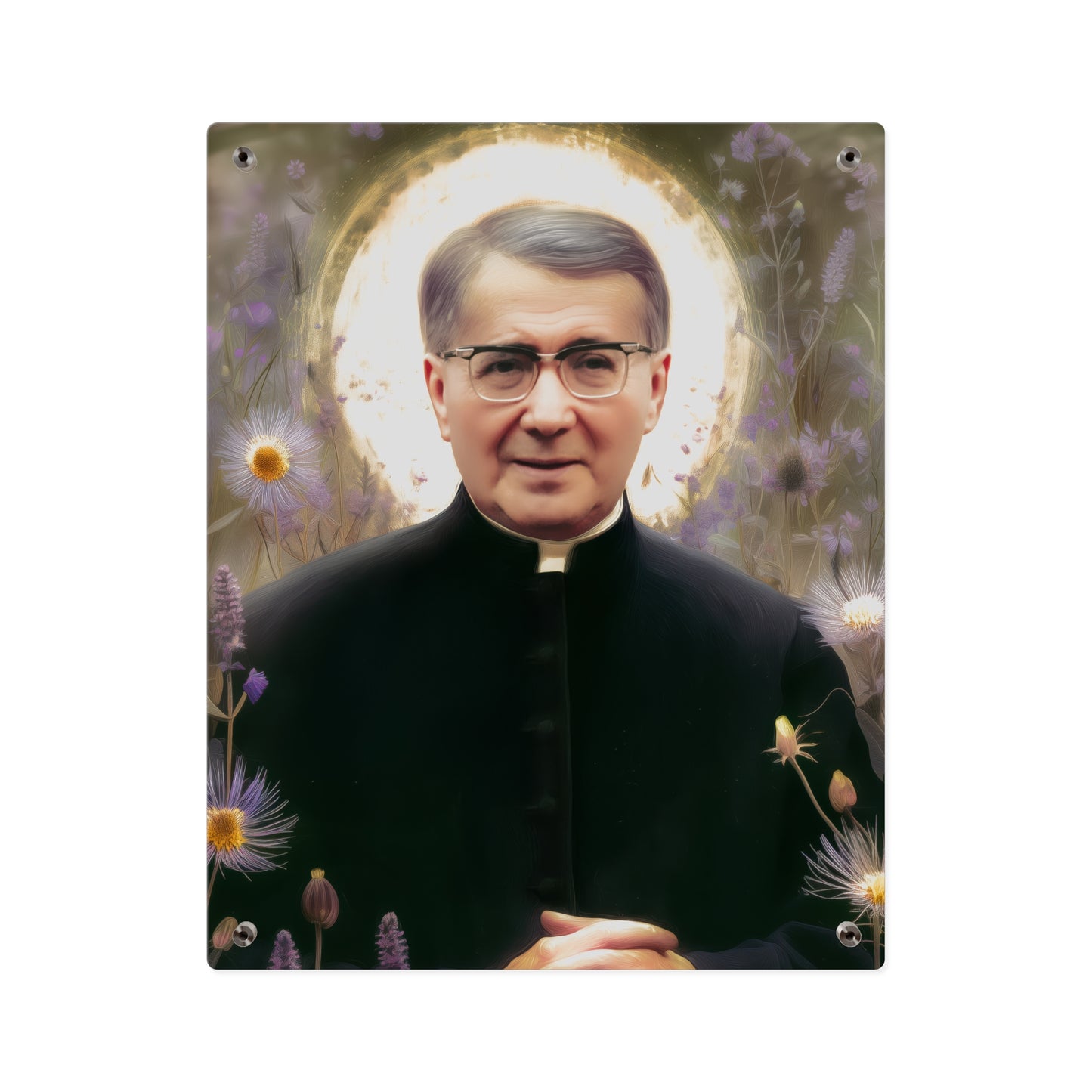 Saint Josemaría Escrivá de Balaguer Acrylic Wall Art Panel - Ready to Hang Acrylic Print - Catholic Saint Art