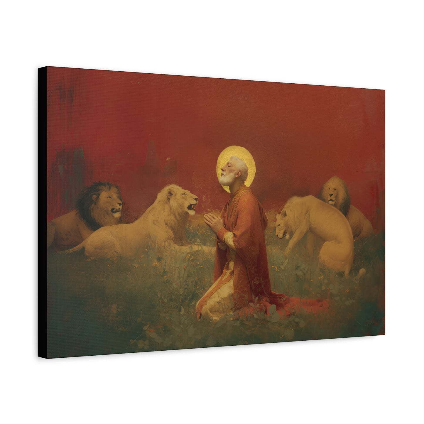 Saint Ignatius of Antioch - Museum Wrapped Canvas - Sanctified Souls Print - Religious Art for your Home - Catholic Patron Saint Art