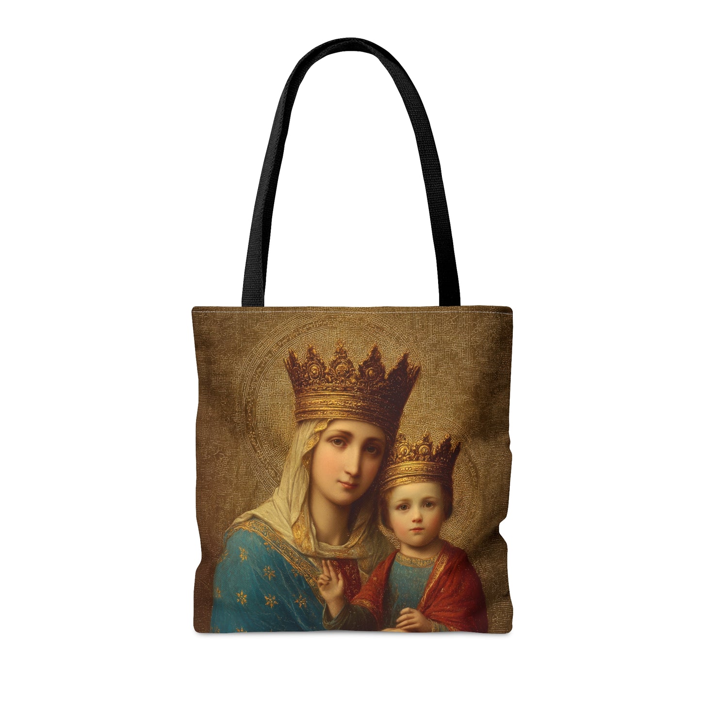 Madonna della Strada - Our Lady of the Way Tote Bag - Large Medium Small Faith Art Bag - Catholic Faith Purse - Double Sided