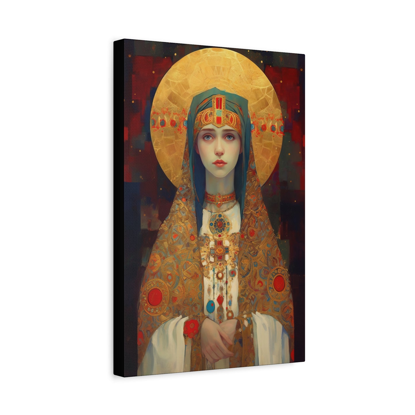 Saint Anastasia of Sirmium - Museum Wrapped Canvas - Sanctified Souls Print - Religious Art for your Home
