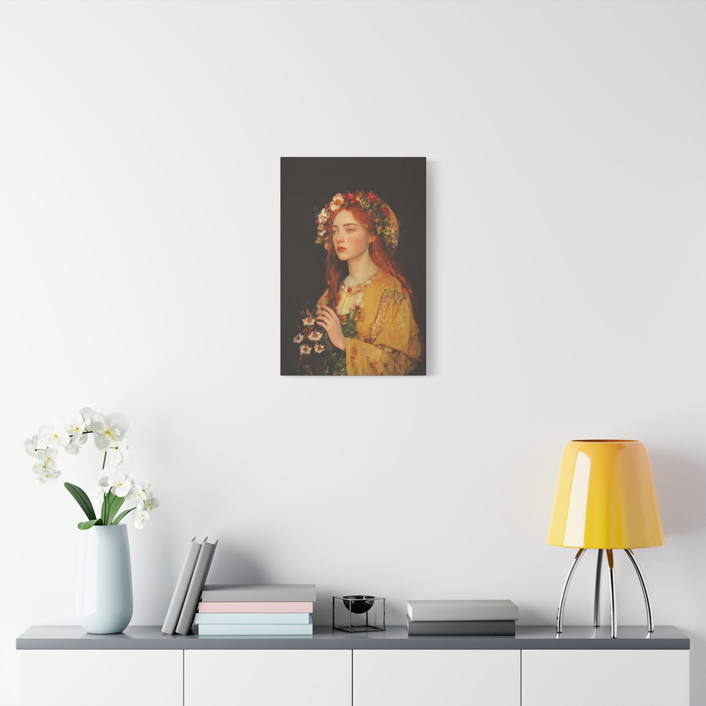 Radiance of Repentance - Mary Magdalene's Renewal - Museum Wrapped Canvas - Print - Religious Art for your Home - Prayer Room - Catholic