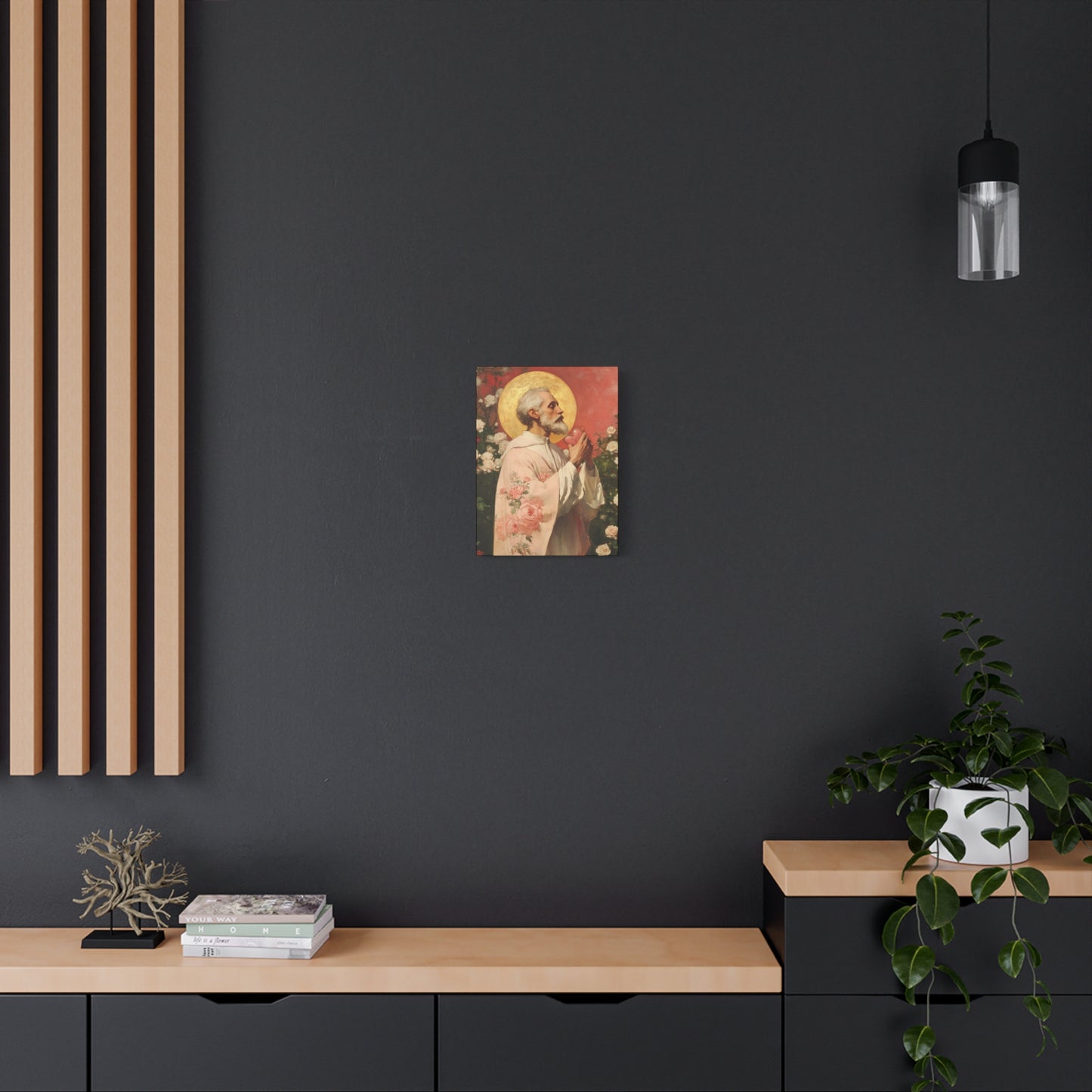 Saint Valentine - Multiple Sizes - Catholic Home art - Museum Wrapped Canvas - Sanctified Souls Print - Catholic Saint Art