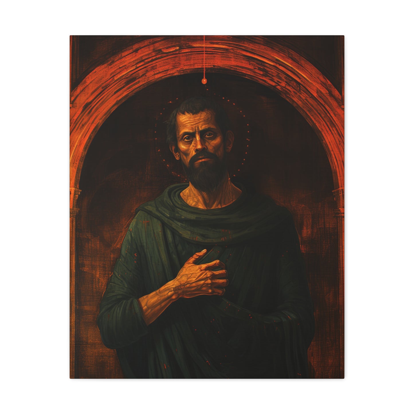 Saint Bartholomew Canvas Print - Multiple Sizes - Catholic Home art - Museum Wrapped Canvas - Sanctified Souls Print