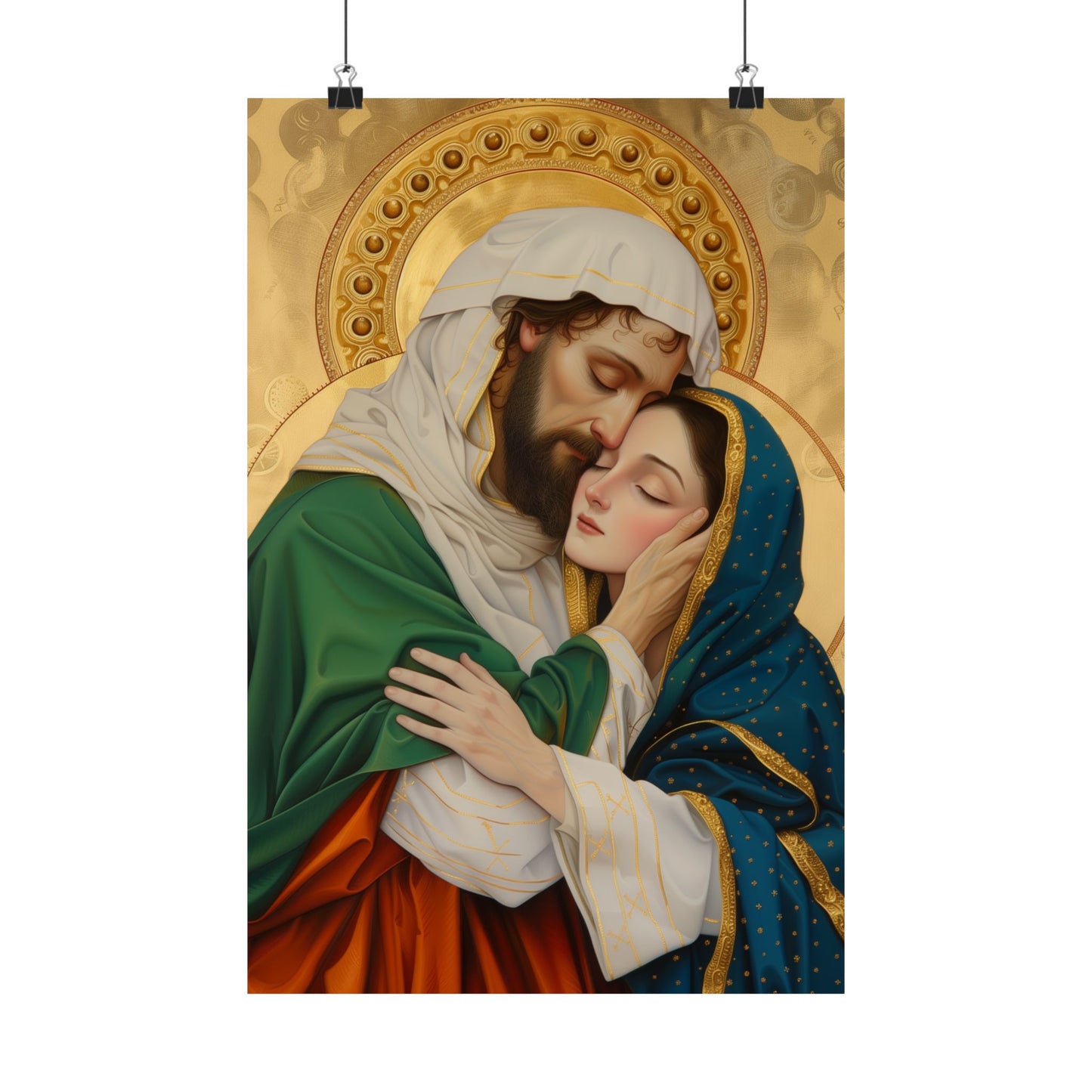 Saints Aquila and Priscilla - Sanctified Souls Print - Multiple Sizes - Premium Matte Vertical Posters - Catholic Art for the home