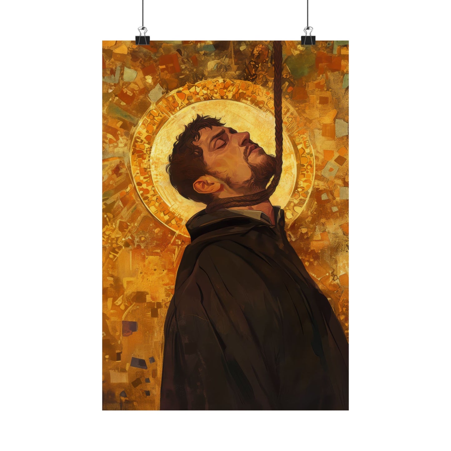 Saint John Ogilvie Poster Print - Sanctified Souls Print - Multiple Sizes - Premium Posters - Catholic Art for your home