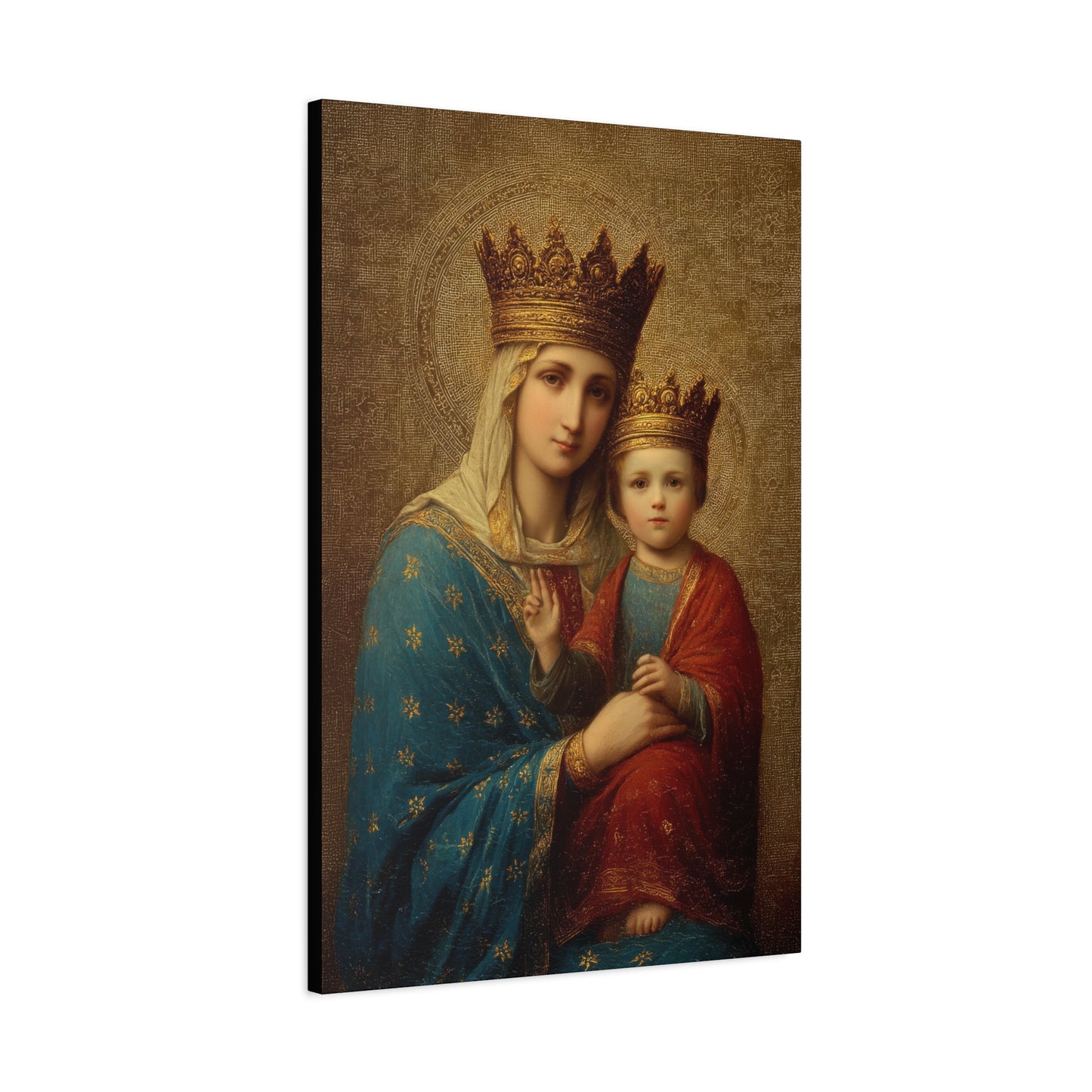 Madonna della Strada - Our Lady of the Way - Museum Wrapped Canvas Print - Multiple Sizes - Catholic Home art Matte Canvas