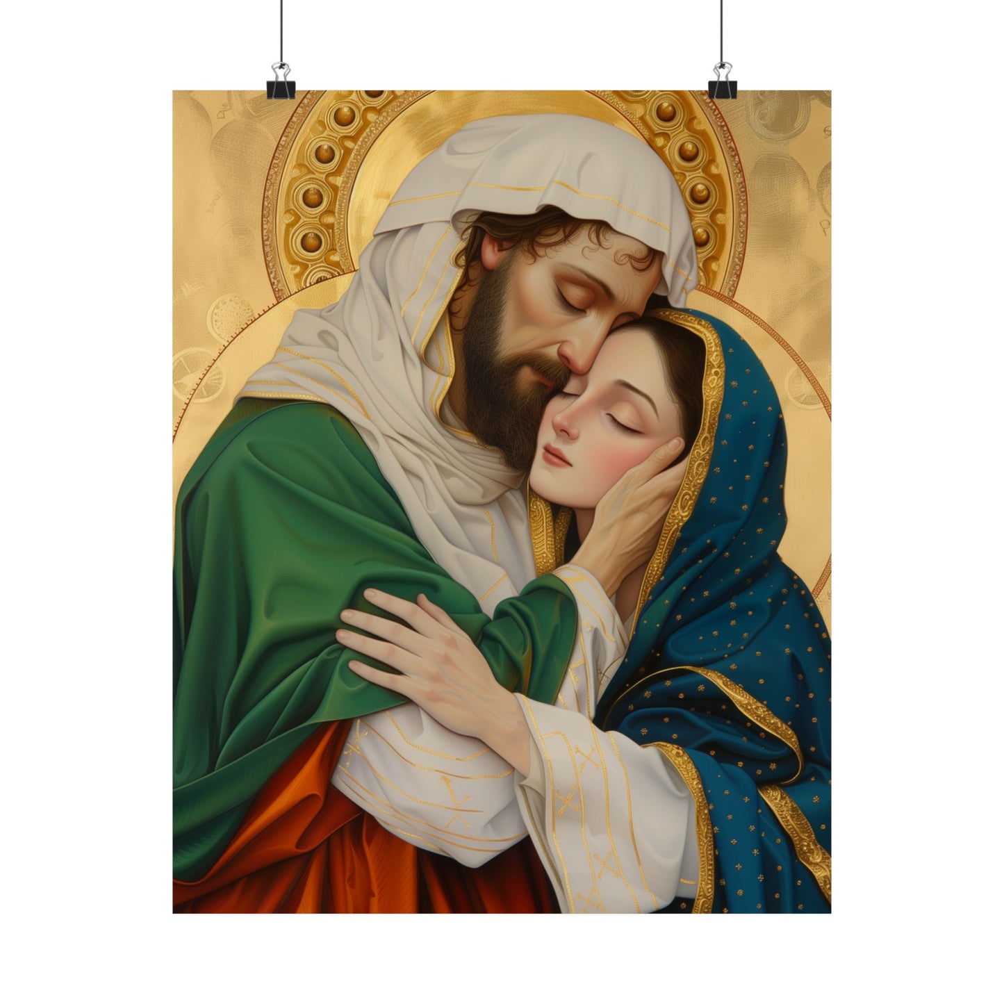 Saints Aquila and Priscilla - Sanctified Souls Print - Multiple Sizes - Premium Matte Vertical Posters - Catholic Art for the home