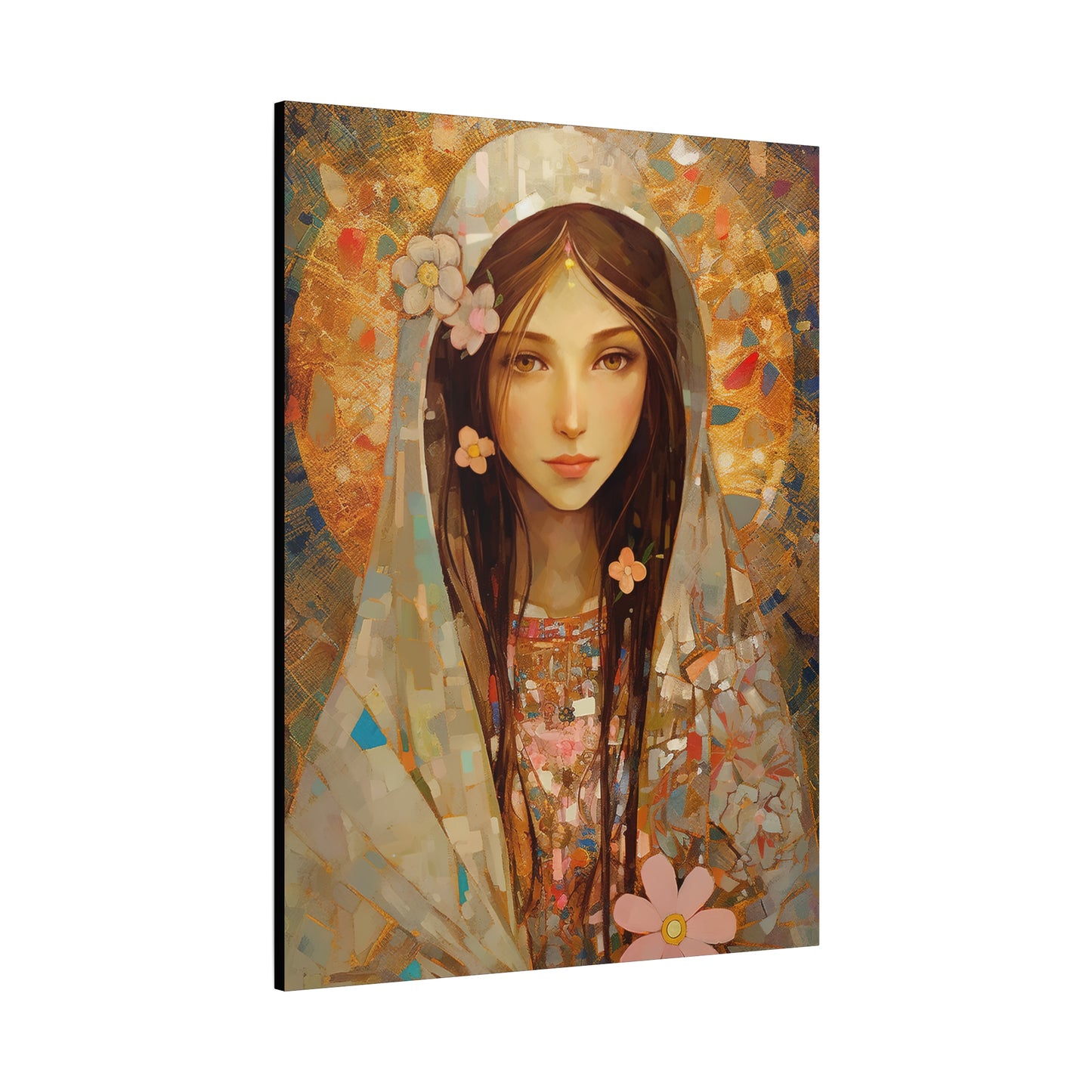 Saint Maria Goretti - Museum Wrapped Canvas - Sanctified Souls Print - Religious Art for your Home