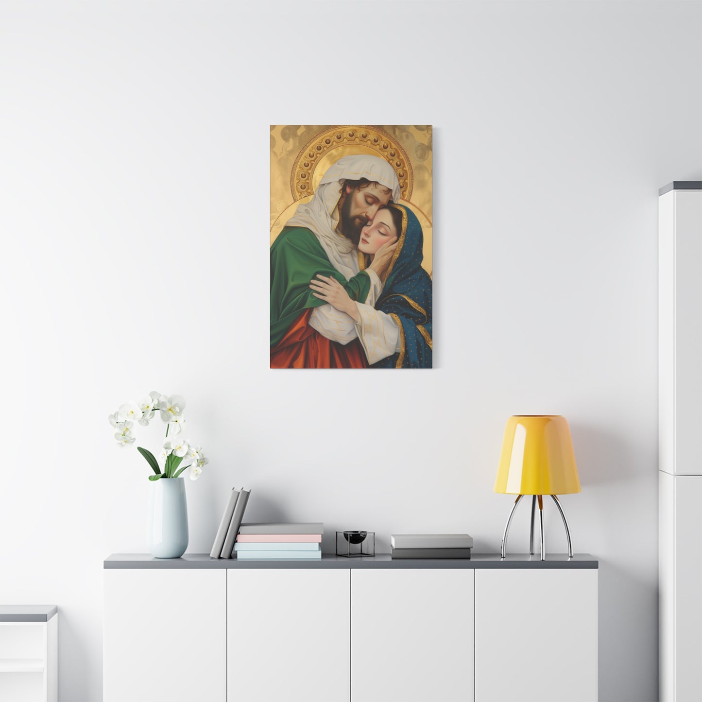 Saints Aquila and Priscilla - Museum Wrapped Canvas - Sanctified Souls Print - Religious Art for your Home - Religious Wall Art - Print