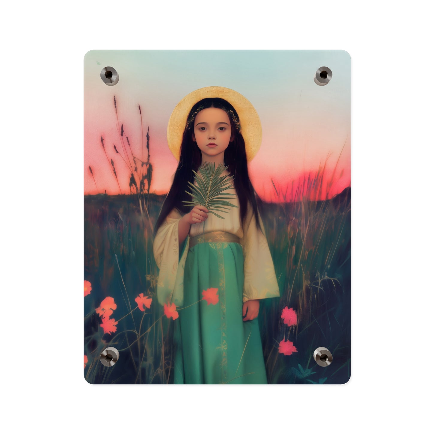 Saint Charity Wall Art Panel - Ready to Hang Acrylic Print - Catholic Saint Art - Patron Saint Print - Martyr of the Church