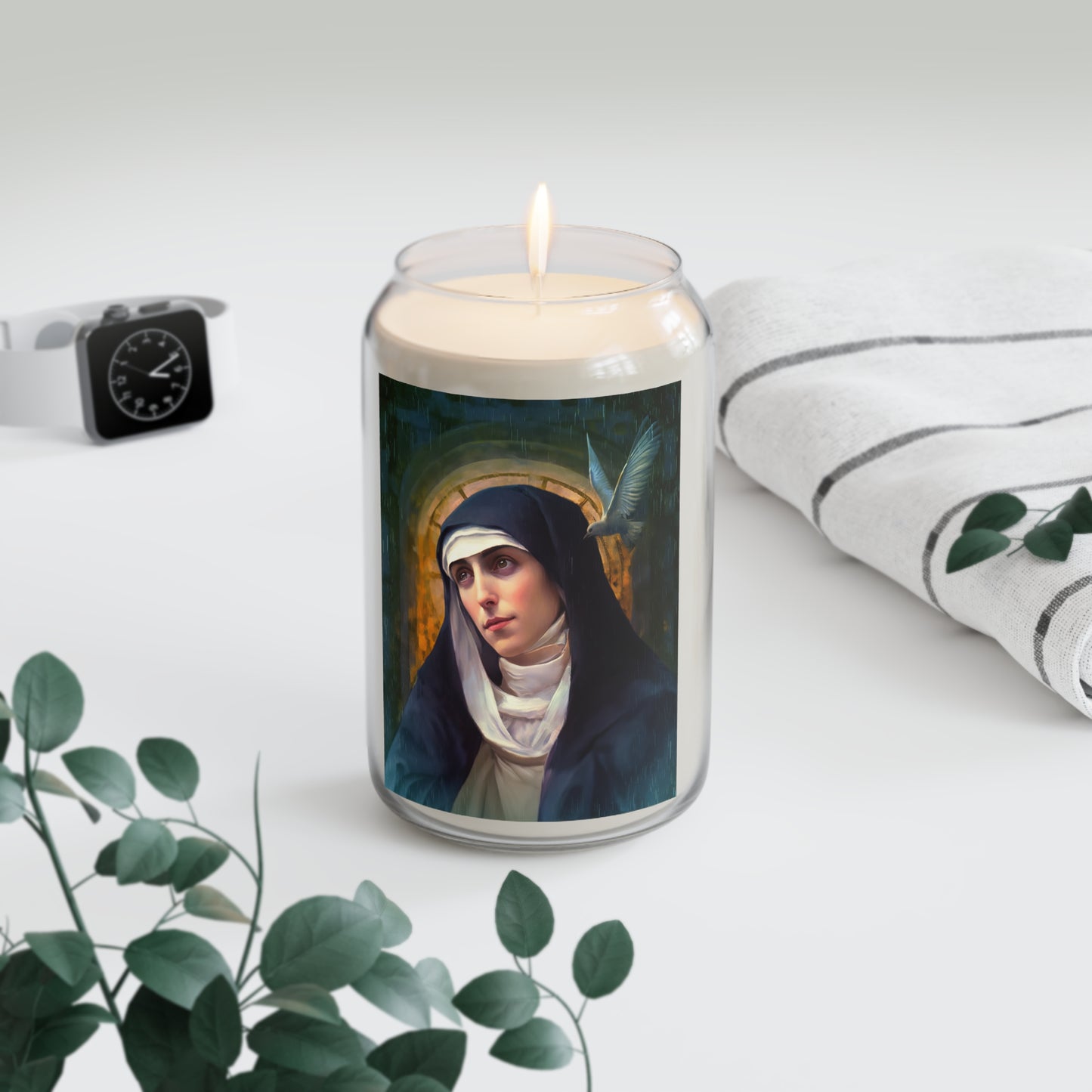 Saint Teresa of Avila - Scented Prayer Candle, 13.75oz - Tall Size - Religious Prayer Candle - Catholic Art