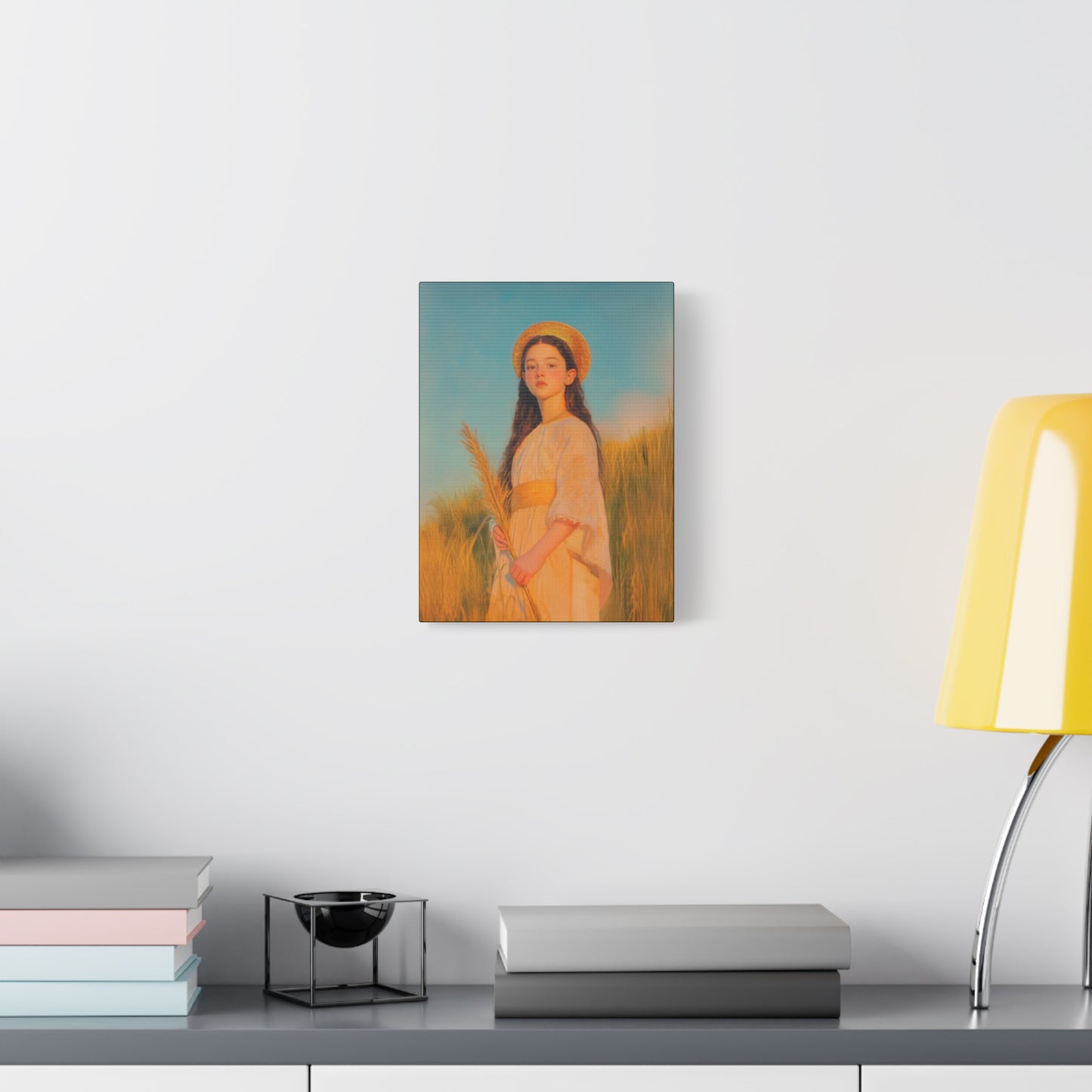 Saint Faith - Multiple Sizes - Catholic Home art - Museum Wrapped Canvas - Sanctified Souls Print - Martyr Saint