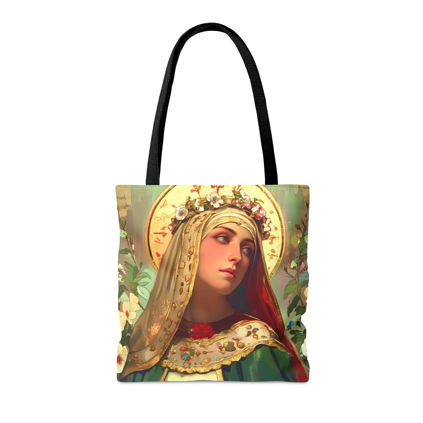 Saint Matilda of Germany Tote Bag - Purse - Three sizes - Large Medium Small Faith Art Bag - Catholic faith carry-all purse - Double Sided