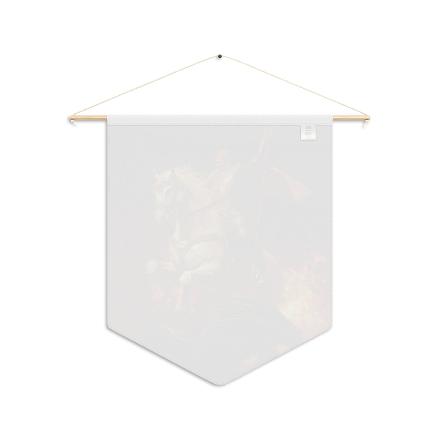 Saint George Pennant / Banner / Wall Hanging - Prayer room art - 18" x 21" - Catholic - Large Banner