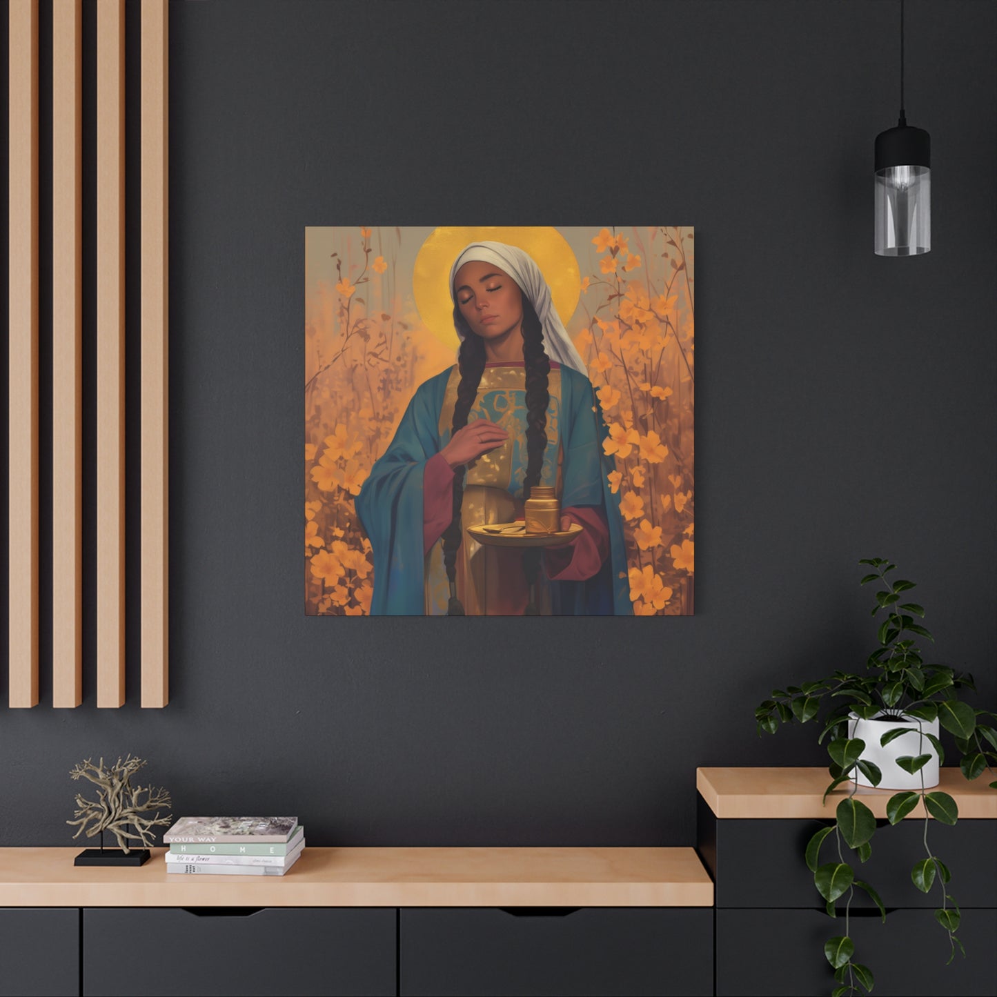 Saint Hermione of Ephesus - Gallery Wrapped Canvas - Print - Religious Art for your Home - Catholic Art Print