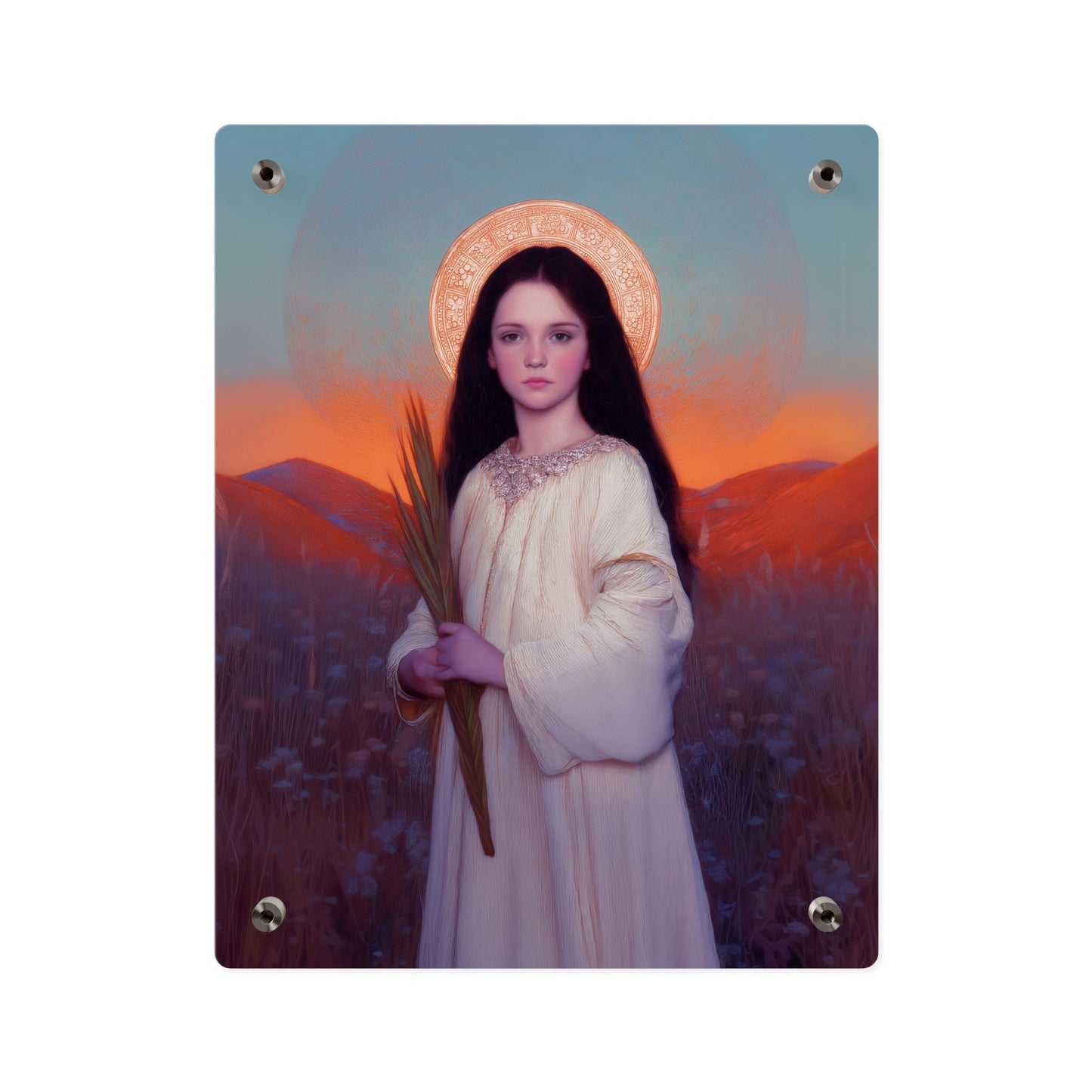 Saint Hope Wall Art Panel - Ready to Hang Acrylic Print - Catholic Saint Art - Patron Saint Print - Martyr of the Church Art