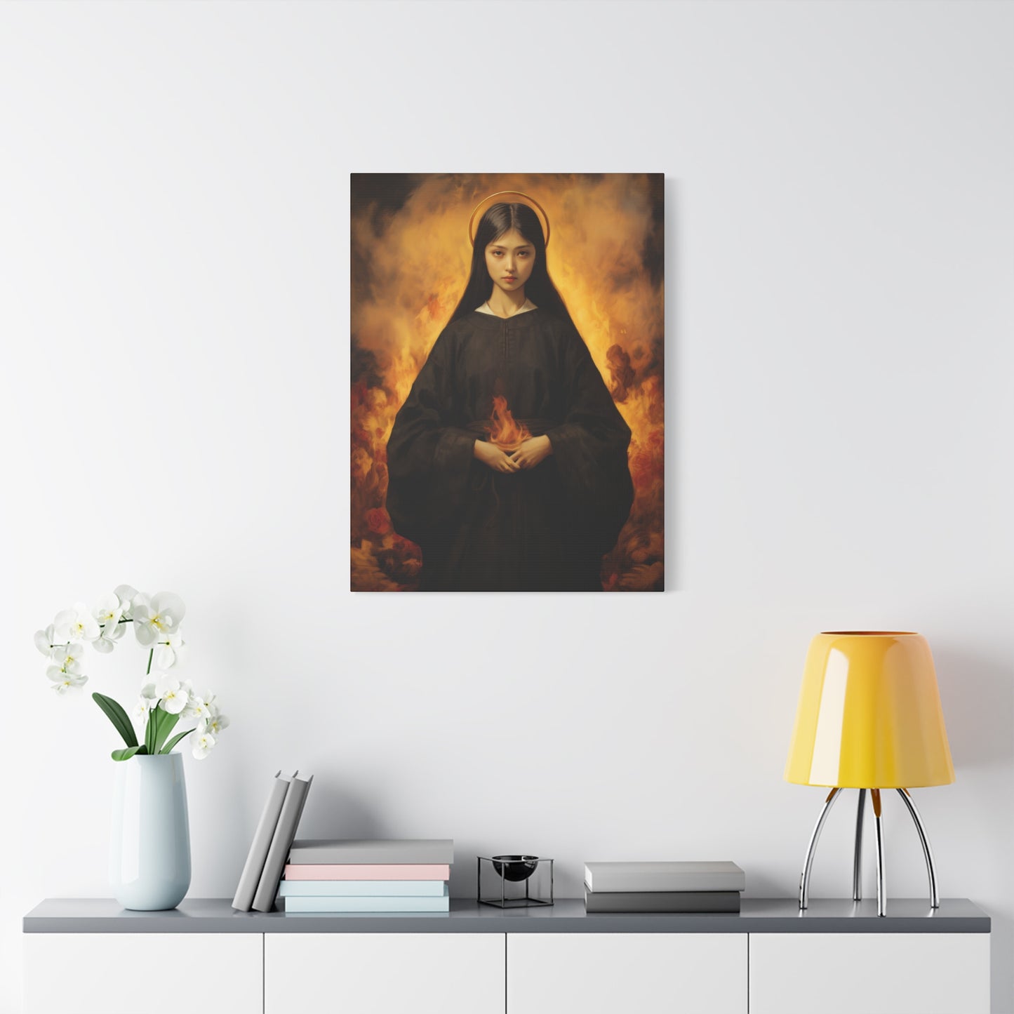 Blessed Mary Magdalen Kiota - Museum Wrapped Canvas - Print - Religious Art for your Home - Christian print - Prayer Room Catholic Saint