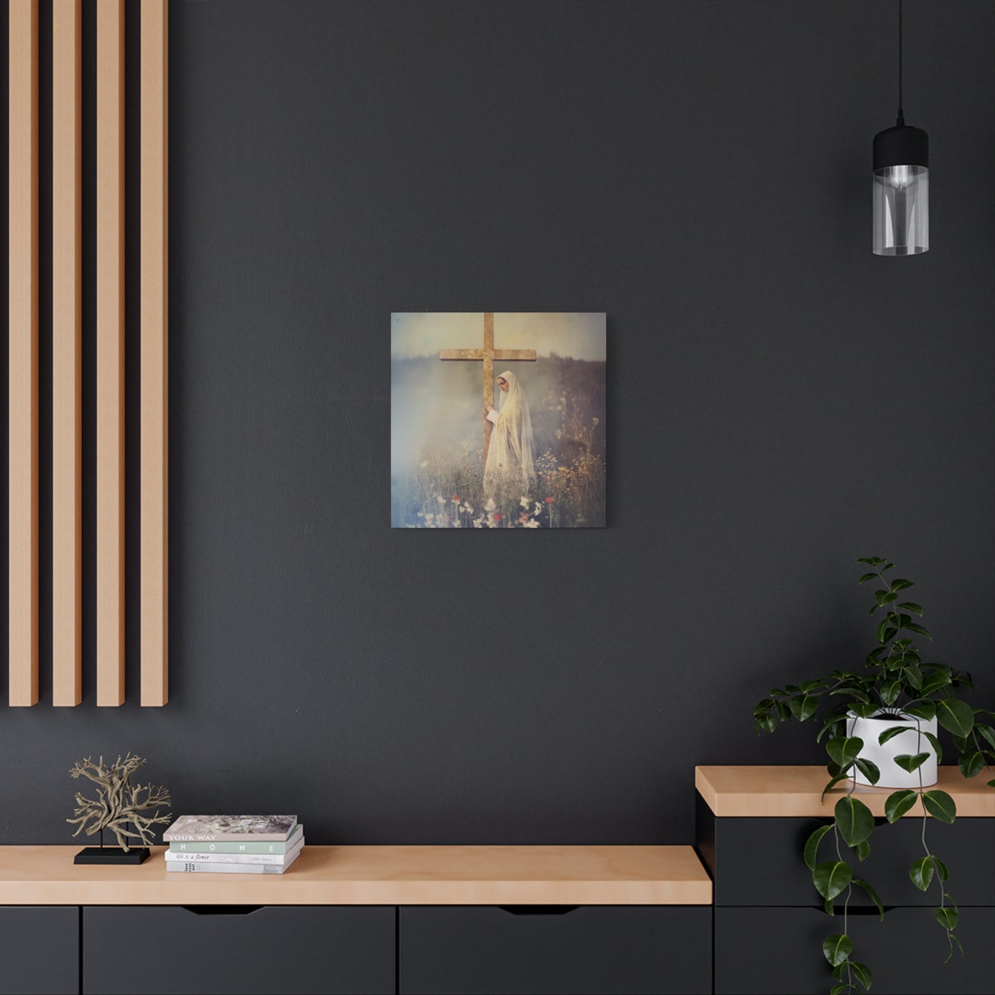 The Feast of the Exaltation of the Holy Cross - Multiple Sizes - Catholic Home art - Museum Wrapped Canvas - Sanctified Souls Print
