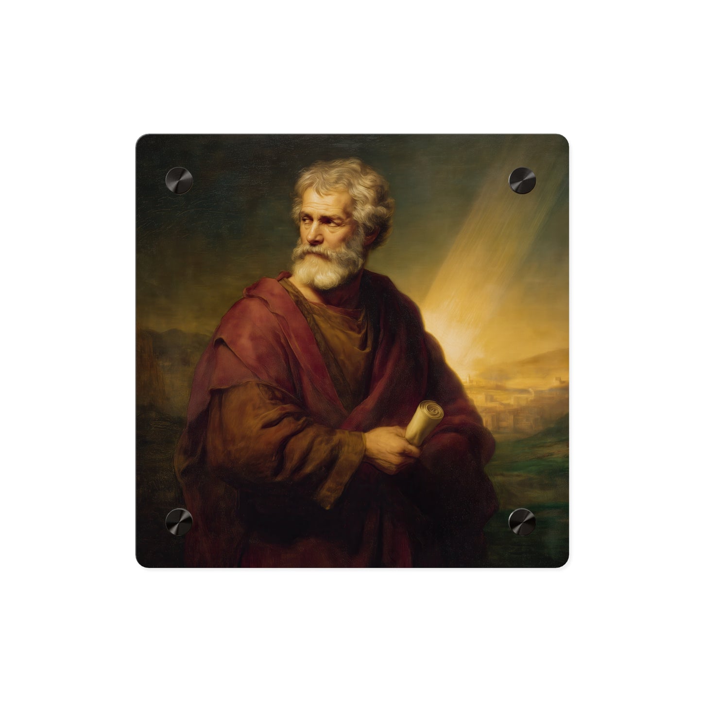 Saint Phillip Acrylic Wall Art Panel - Ready to Hang Acrylic Print - Patron Saint Art - Catholic Saint Art