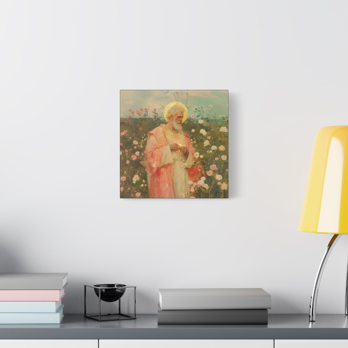 Saint Valentine - Multiple Sizes - Catholic Home art - Museum Wrapped Canvas - Sanctified Souls Print - Catholic Saint Art