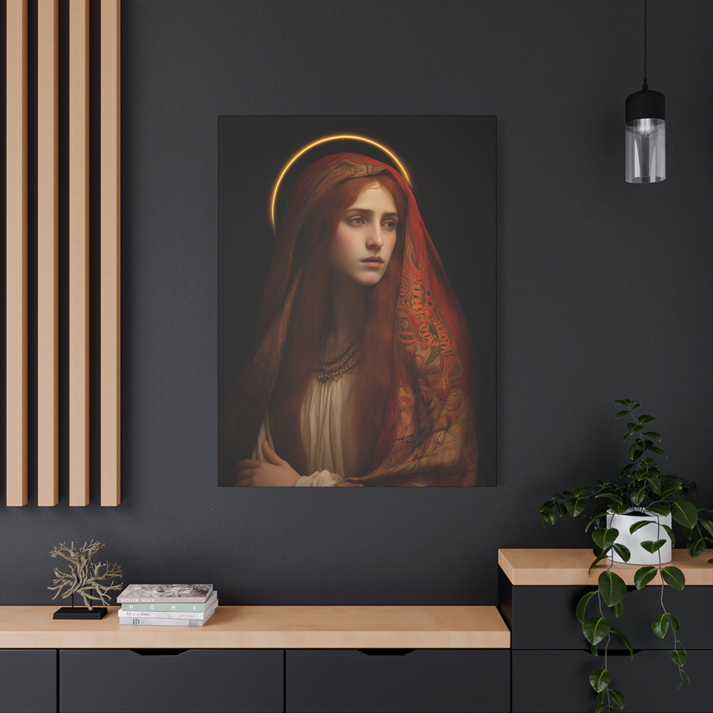 The Beloved Disciple - Mary Magdalene's Devotion - Museum Wrapped Canvas - Sanctified Souls Print - Religious Art for your Home