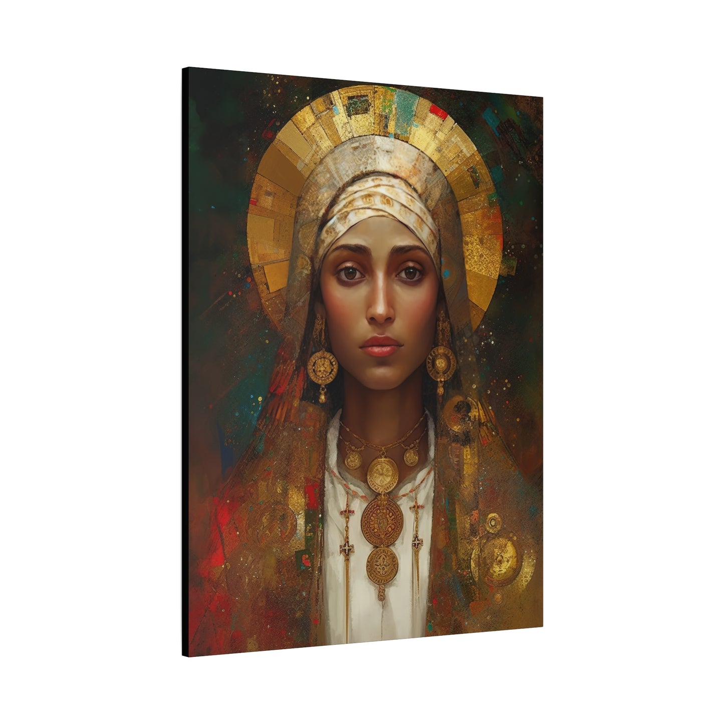 Saint Julia of Carthage - Museum Wrapped Canvas - Sanctified Souls Print - Religious Art for your Home