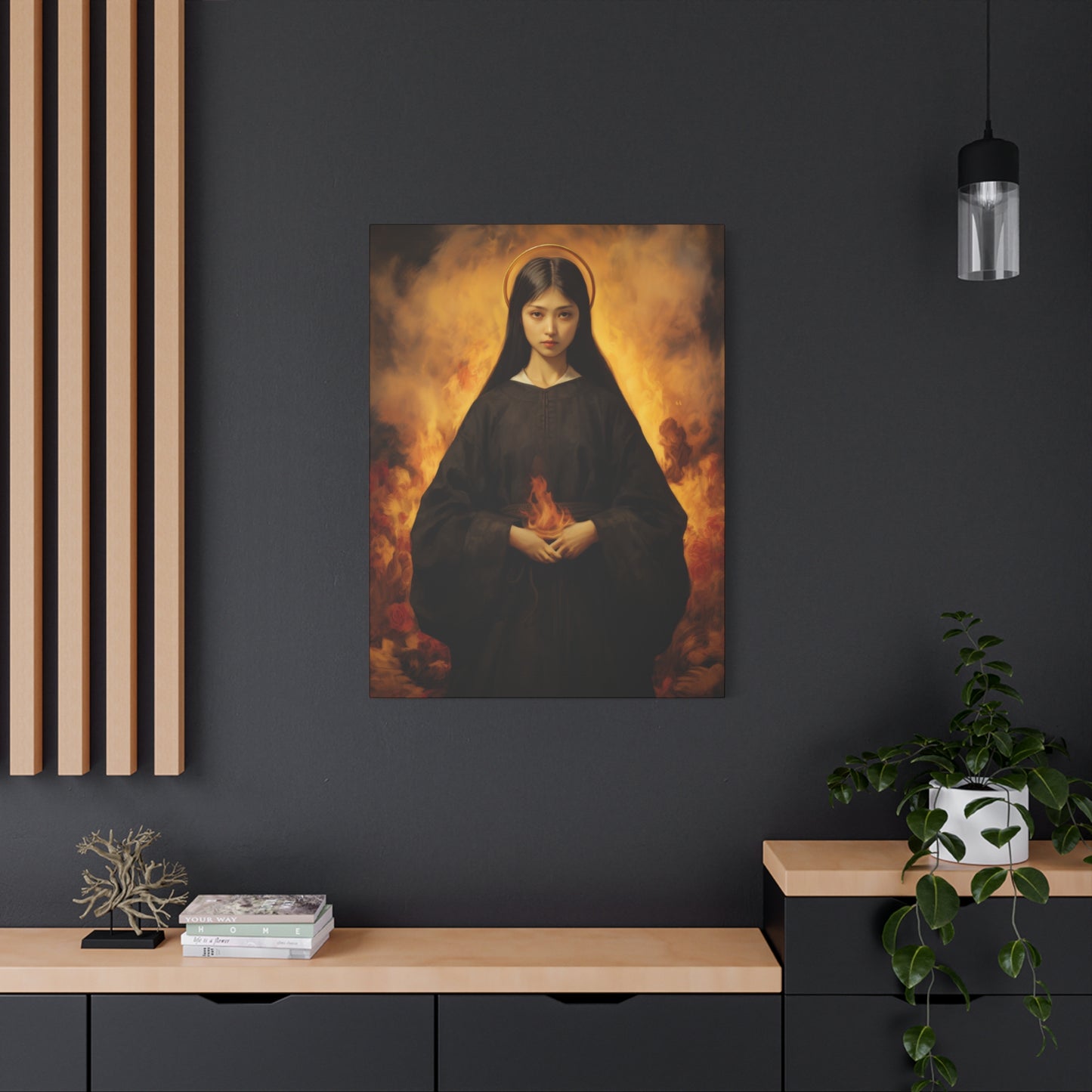Blessed Mary Magdalen Kiota - Museum Wrapped Canvas - Print - Religious Art for your Home - Christian print - Prayer Room Catholic Saint