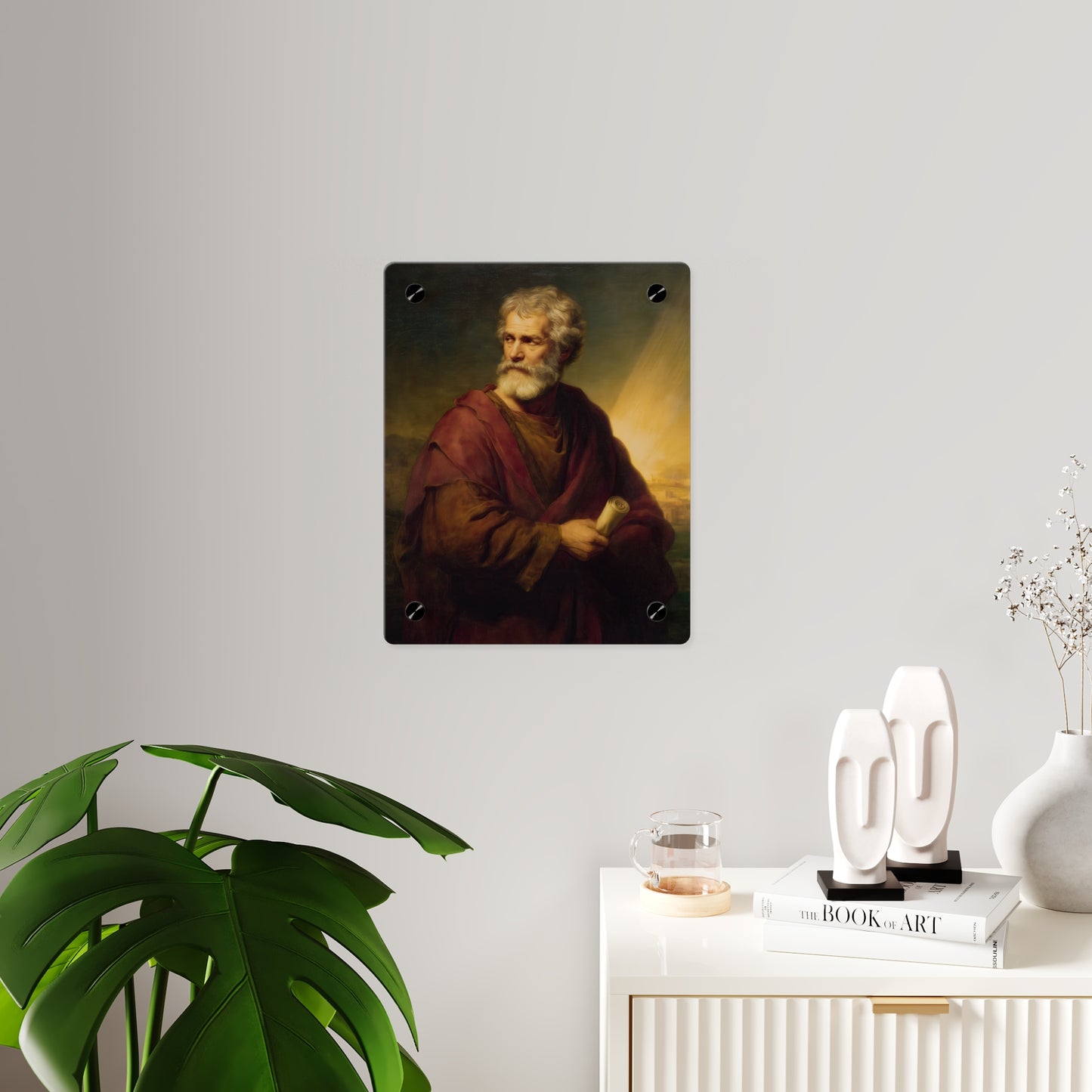 Saint Phillip Acrylic Wall Art Panel - Ready to Hang Acrylic Print - Patron Saint Art - Catholic Saint Art