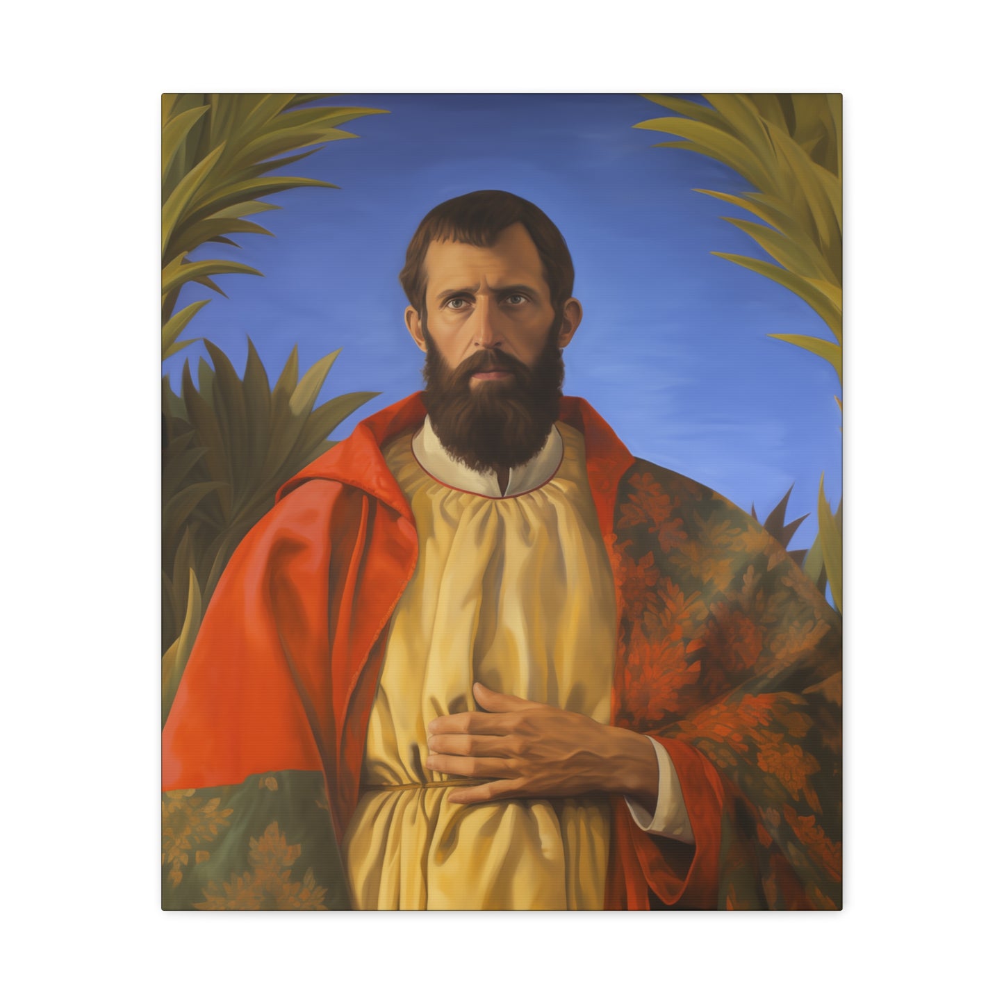 Saint Thomas the Apostle - Museum Wrapped Canvas - Sanctified Souls Print - Religious Art for your Home