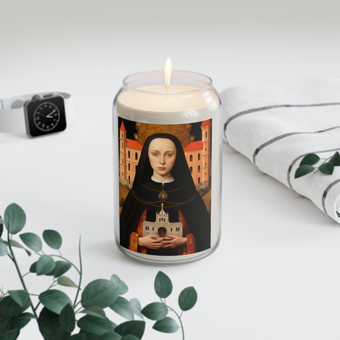 Saint Hedwig - Scented Prayer Candle, 13.75oz - Tall Size - Religious Prayer Candle - Catholic Art