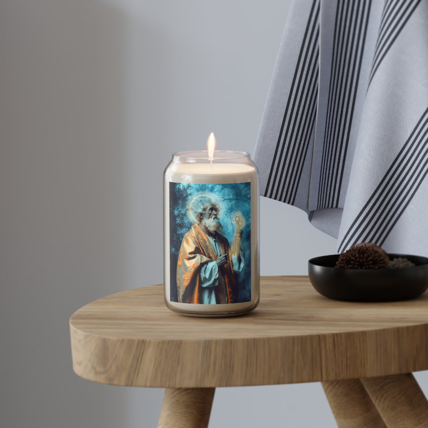 Saint Peter - Scented Prayer Candle, 13.75oz - Candle - Catholic Art - prayer room Scented Candle - Religious gift