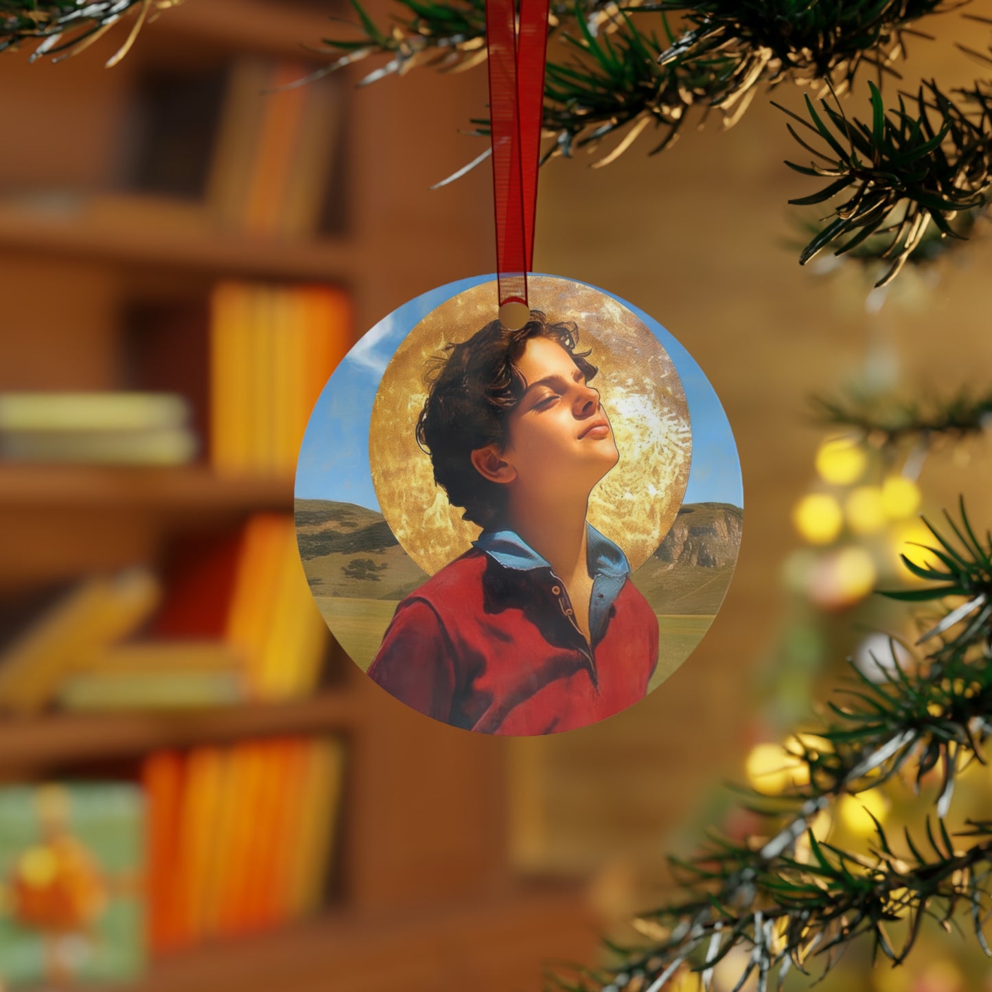 Blessed / Saint Carlo Acutis Ornament - Religious Holiday Christmas Ornament and Keepsake - Double sided Keepsake