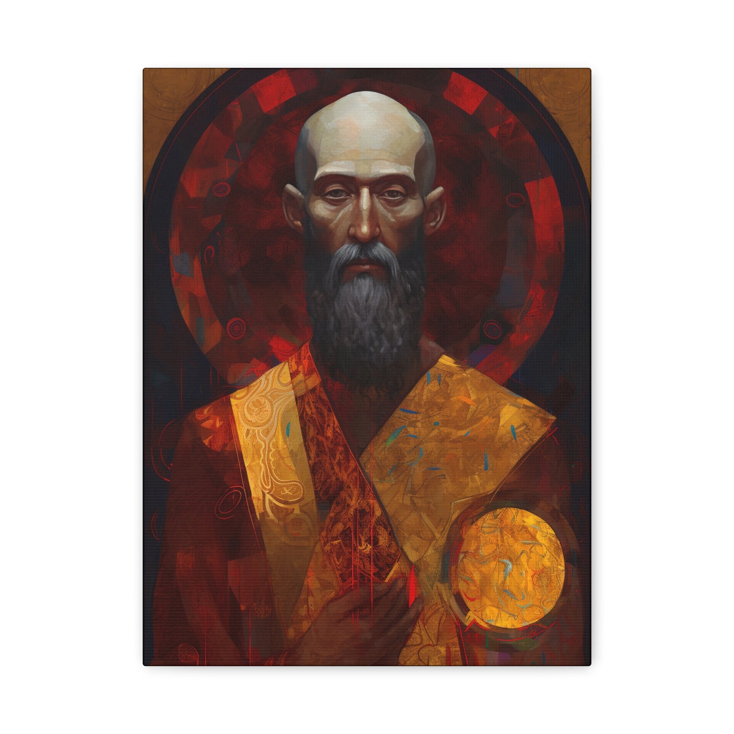 Saint Bartholomew Canvas Print - Multiple Sizes - Catholic Home art - Museum Wrapped Canvas - Sanctified Souls Print