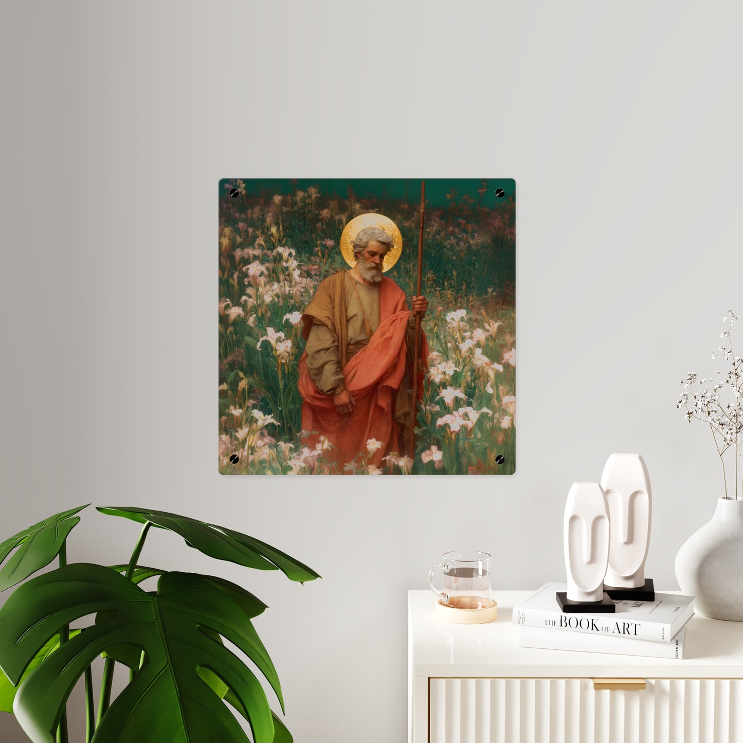 Saint James the Lesser Wall Art Panel - Ready to Hang Acrylic Print - Catholic Saint Art - Patron Saint Print - No Frame needed