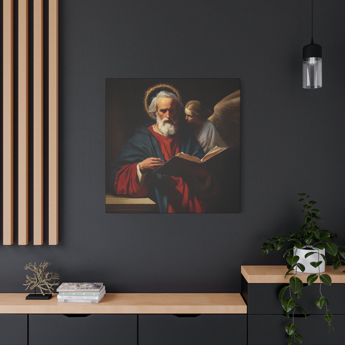 Saint Matthew the Apostle - Gallery Wrapped Canvas - Print - Religious Art for your Home - Catholic