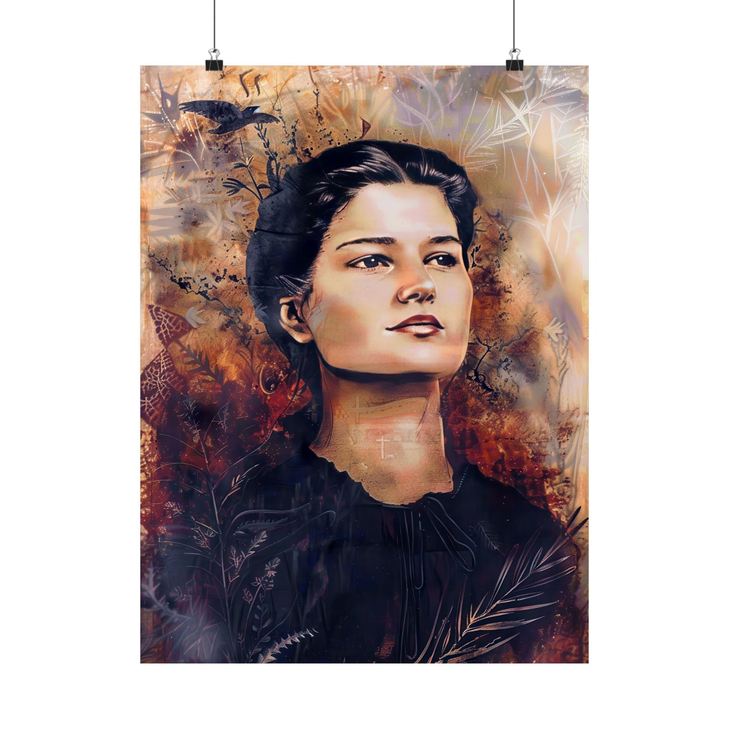 Blessed Pierina Morosini Poster Print - Sanctified Souls Print - Multiple Sizes - Premium Posters - Catholic Art for your home