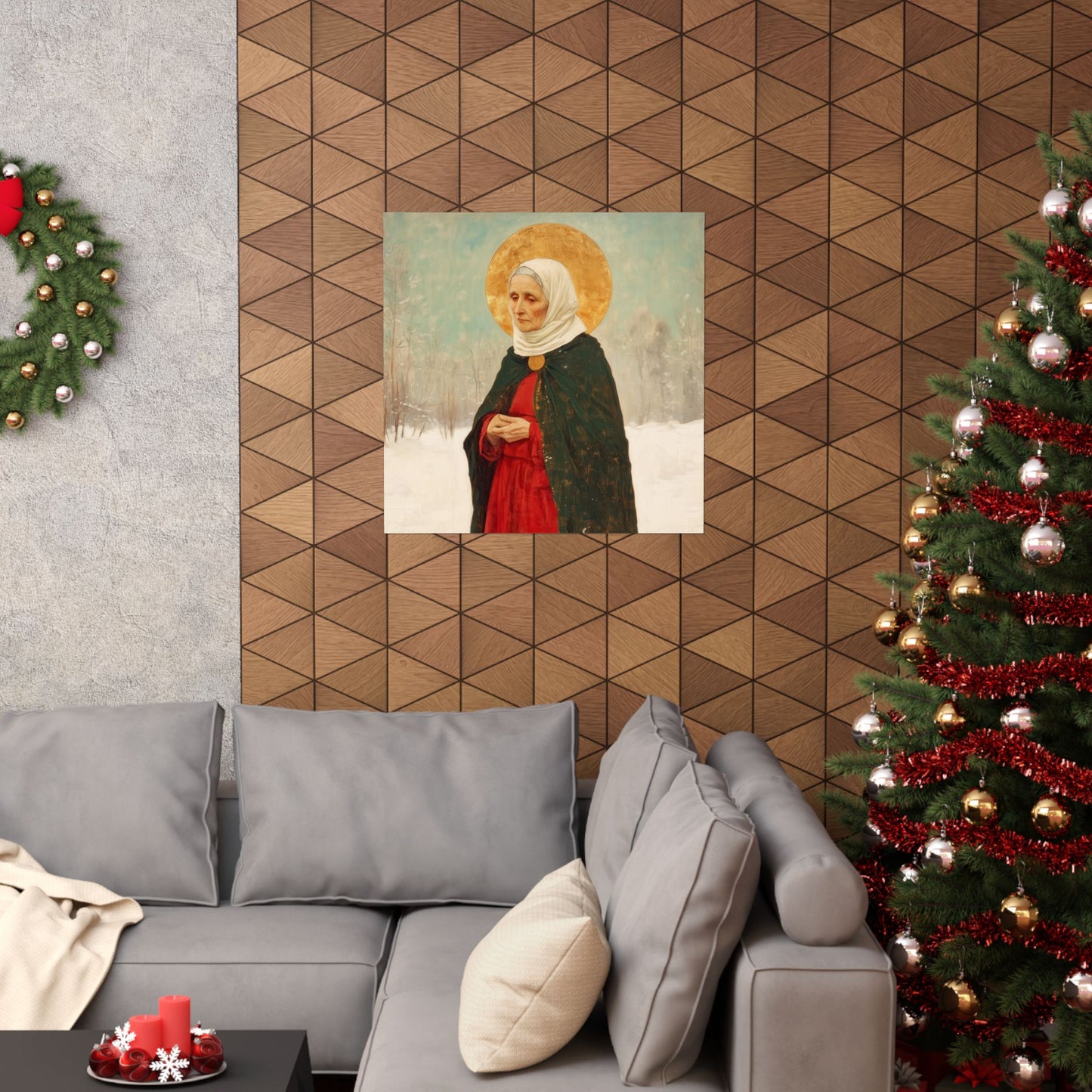 Saint Xenia - Russian Saint Art - Sanctified Souls Print - Multiple Sizes - Premium Matte Vertical Posters