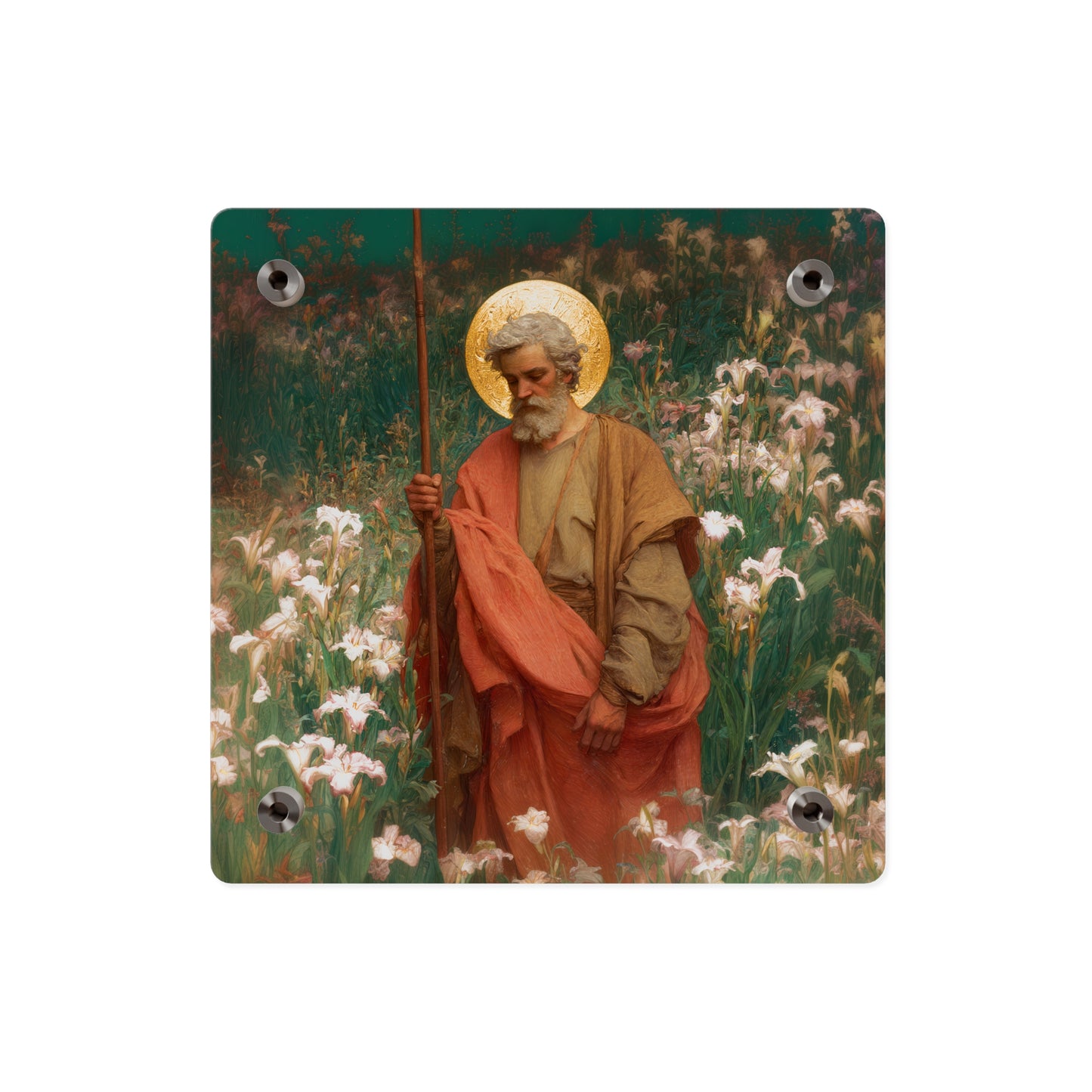 Saint James the Lesser Wall Art Panel - Ready to Hang Acrylic Print - Catholic Saint Art - Patron Saint Print - No Frame needed