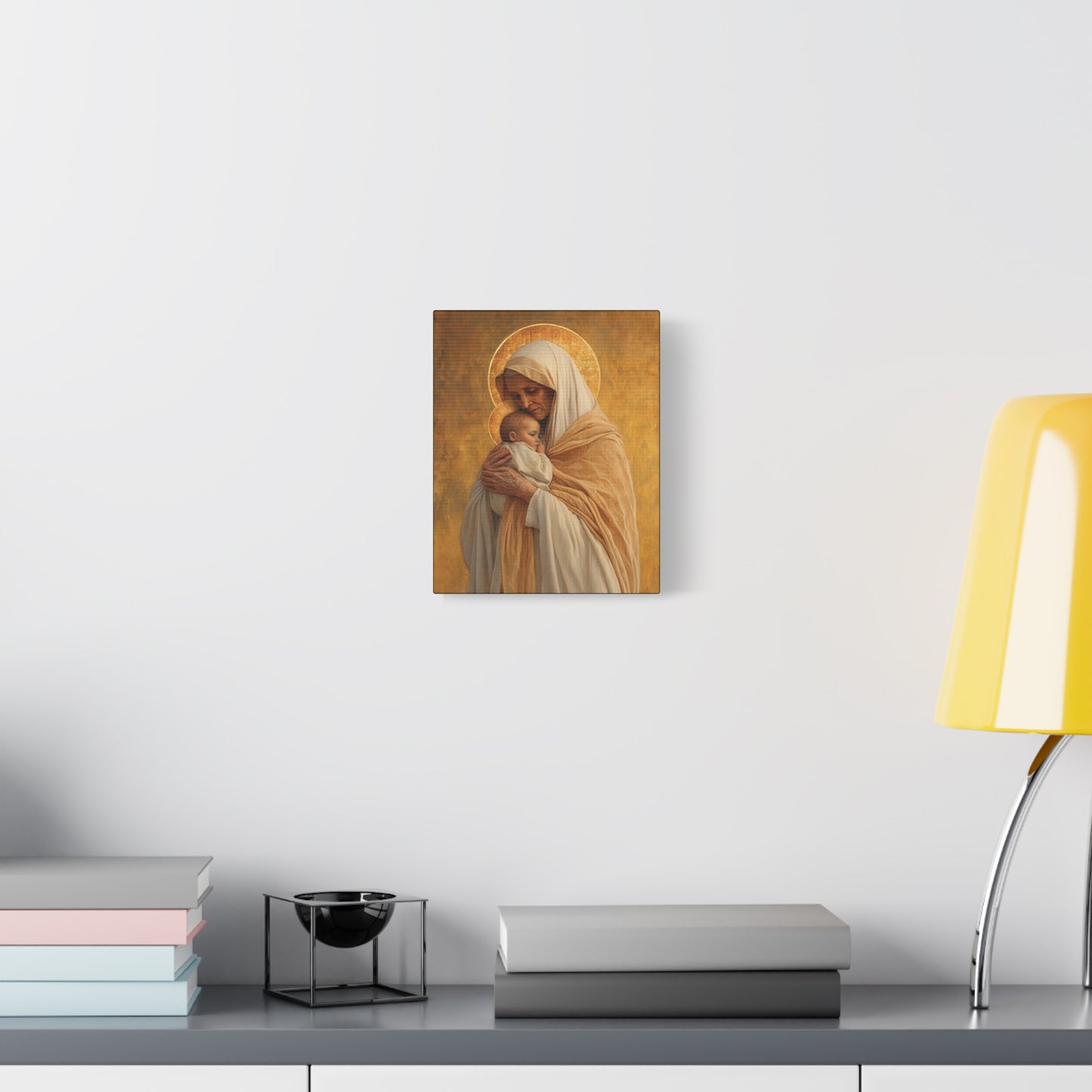 Saint Anna the Prophetess - Museum Wrapped Canvas - Print - Religious Art for your Home - Christian print - Prayer Room Art - Catholic