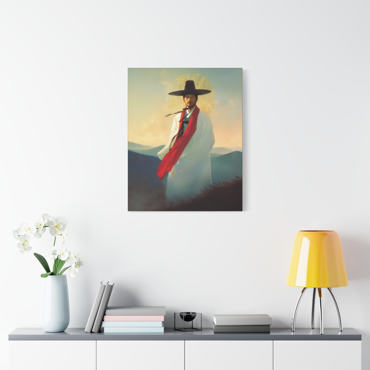 Saint Andrew Kim Taegon - Multiple Sizes - Catholic Home art - Museum Wrapped Canvas - Sanctified Souls Print - Martyr Saint