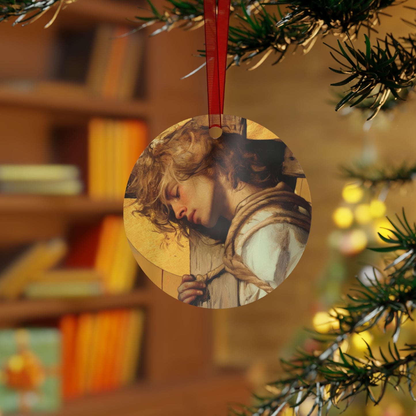 Saint Dismus, The 'Good Thief' - Metal Ornament - Religious Holiday Christmas Ornament and Keepsake