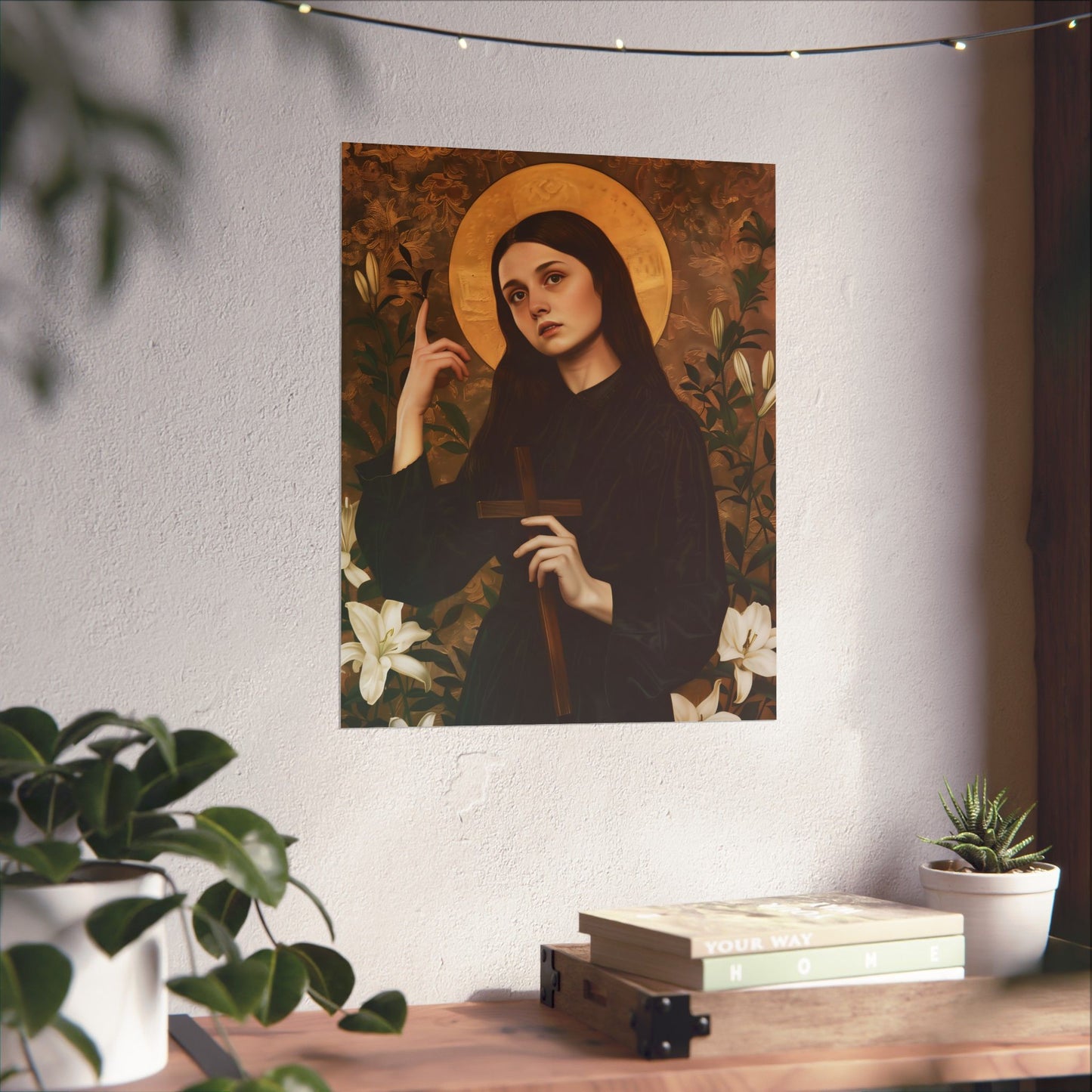 Saint Clelia Barbieri - Sanctified Souls Print - Multiple Sizes - Premium Posters - Catholic Art - Christian painting